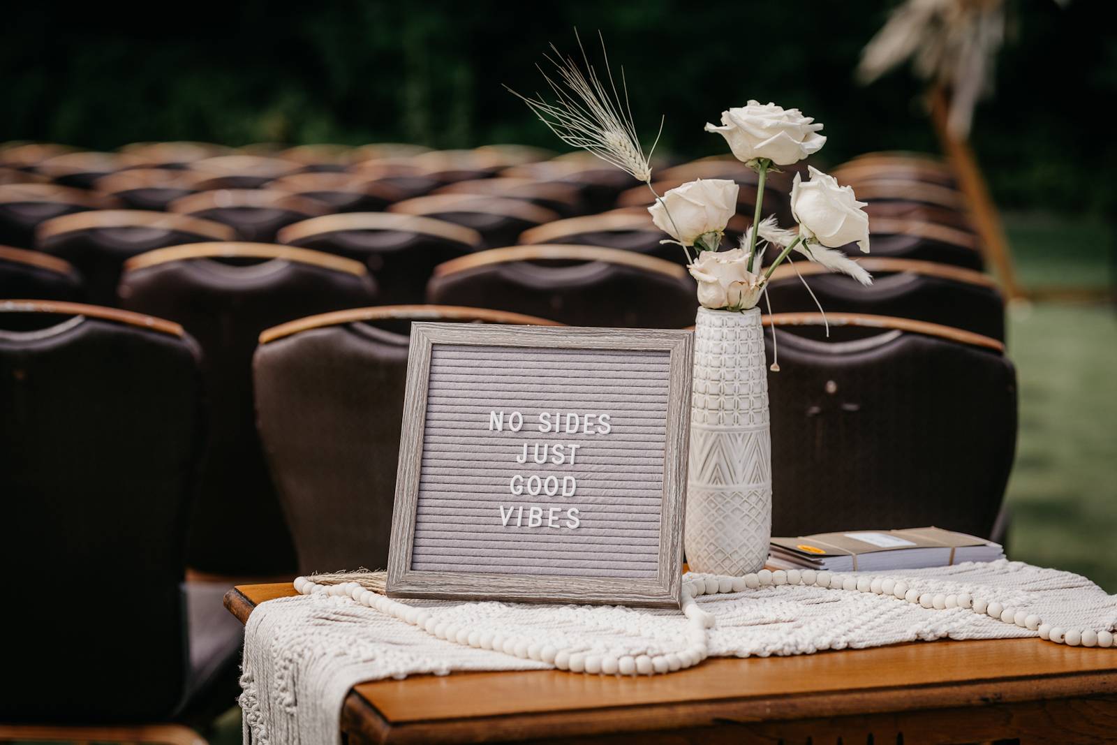 Boho Ceremony Seating Sign