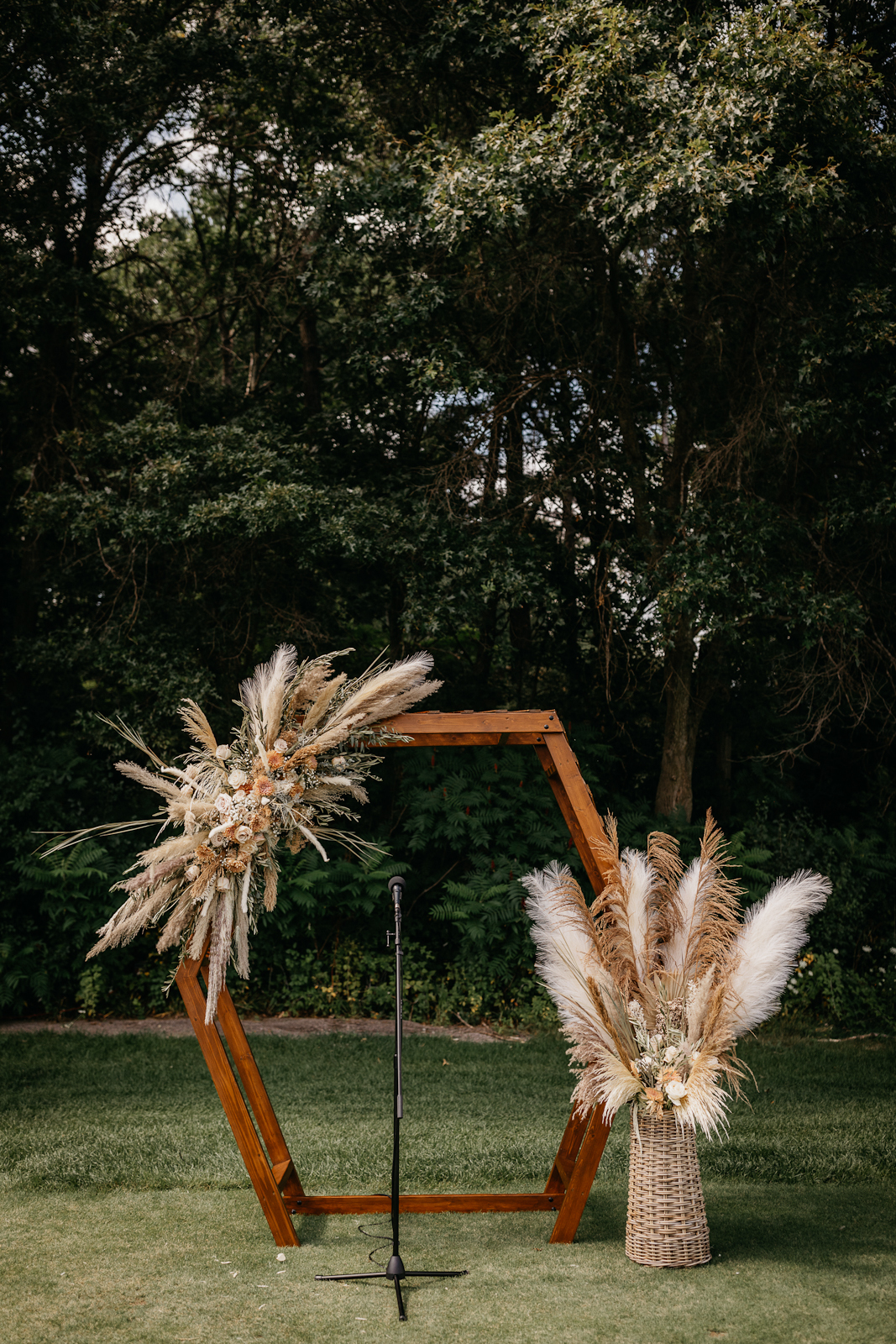 Boho dried Wedding Ceremony Arch