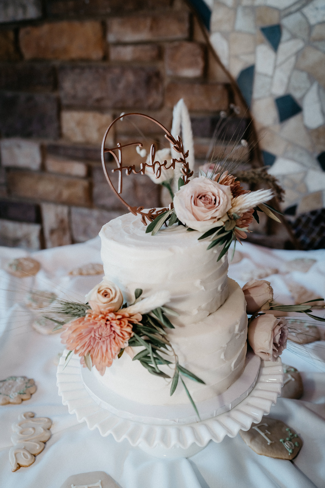 Boho Wedding Cake