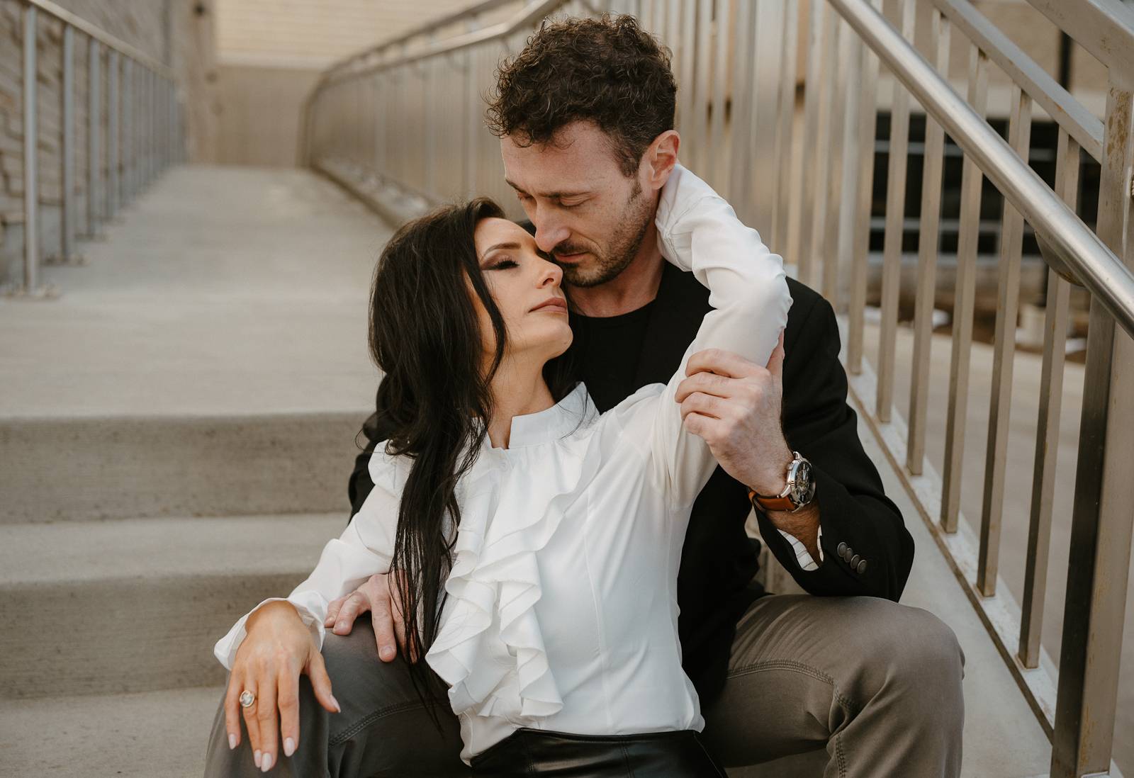 Intimate Modern Engagement session