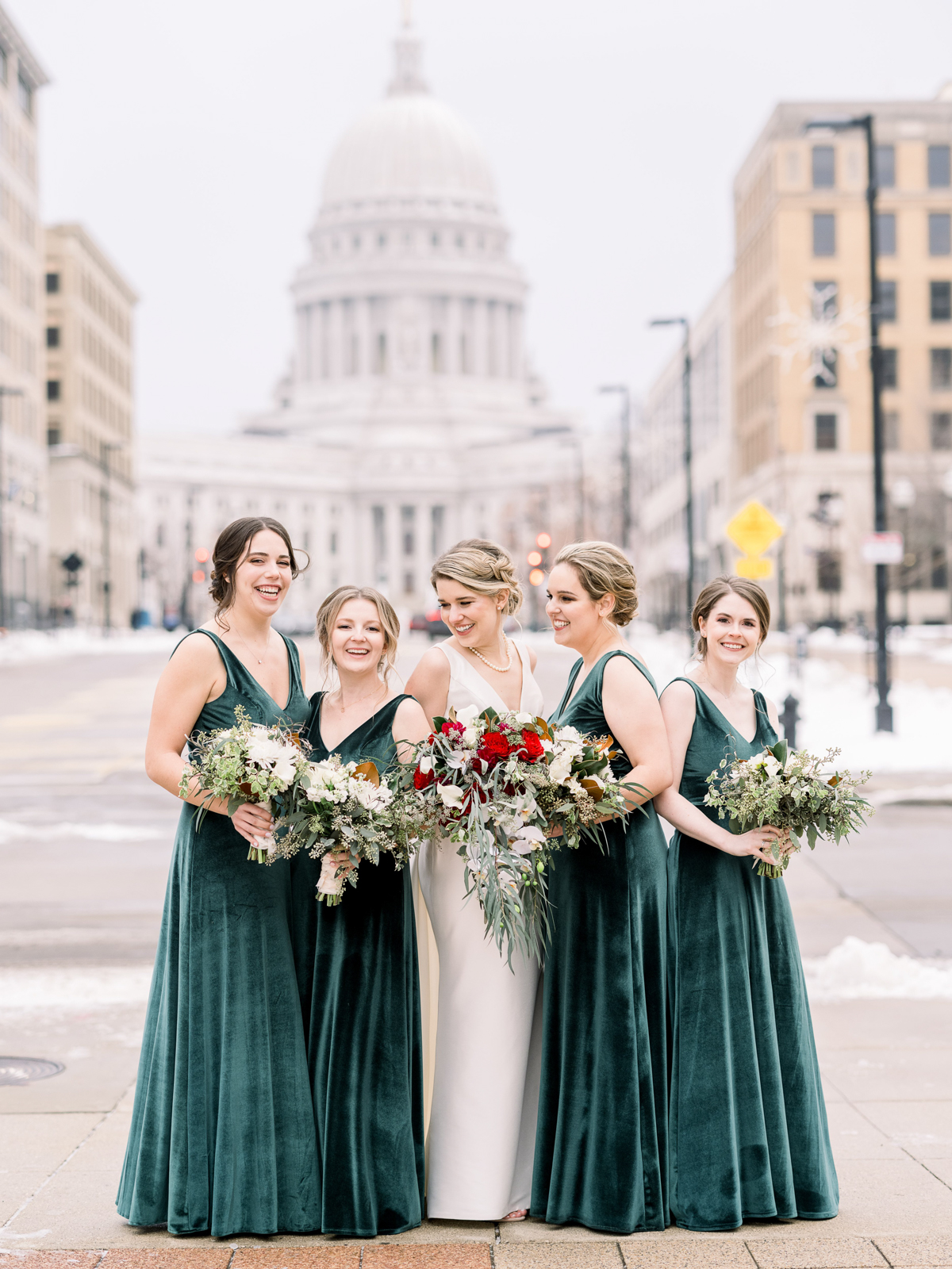 Elegant Emerald Green Bridesmaid Dresses