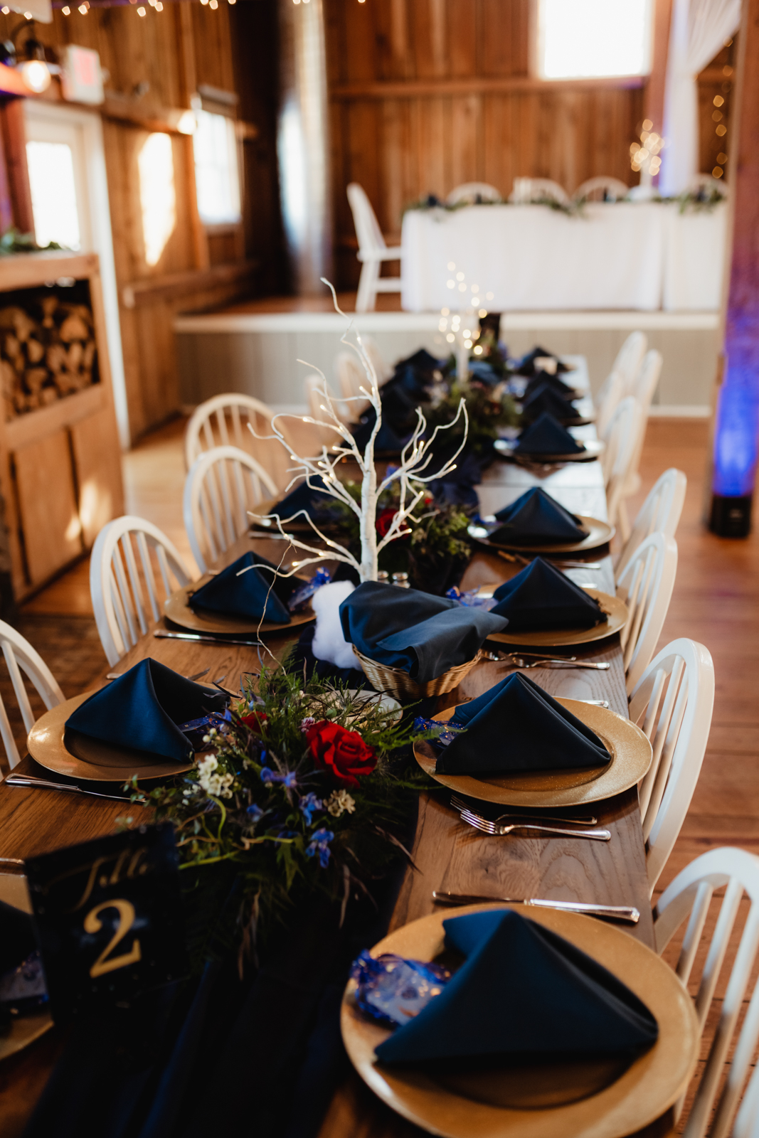 Winter Wedding Centerpiece