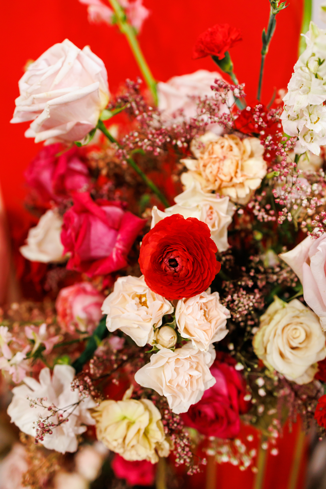 Valentine's Wedding Inspired Florals
