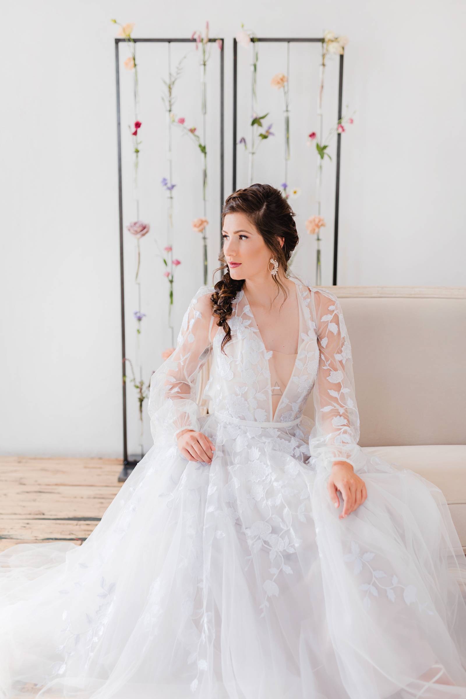 Modern Romantic Whimsical Bridal Gown