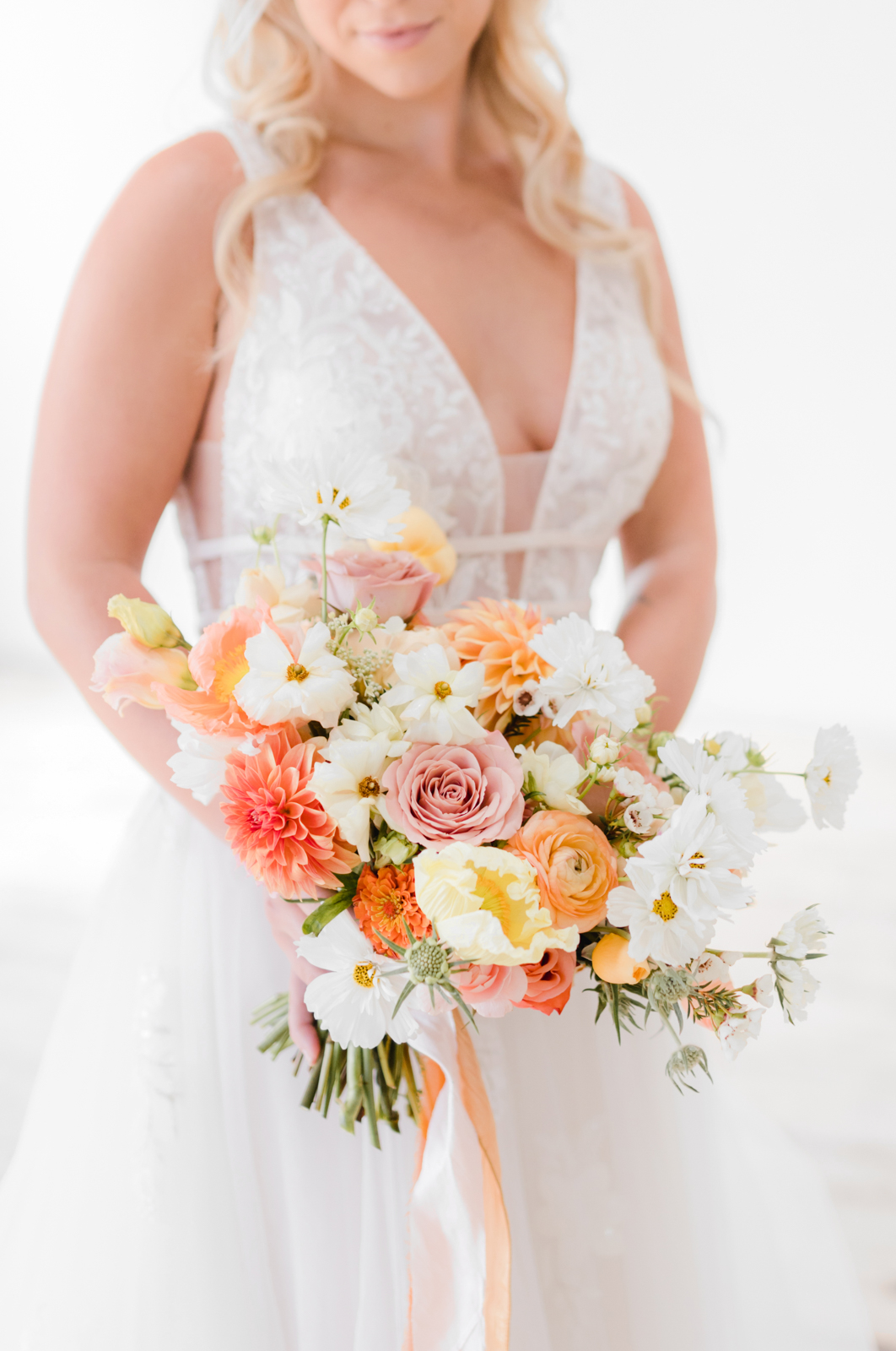 Soft Pastel Wedding Bouquet