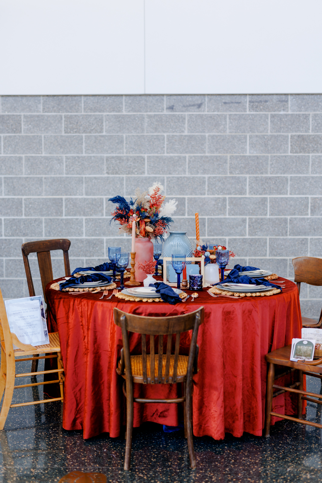 Rustic Boho Reception Table