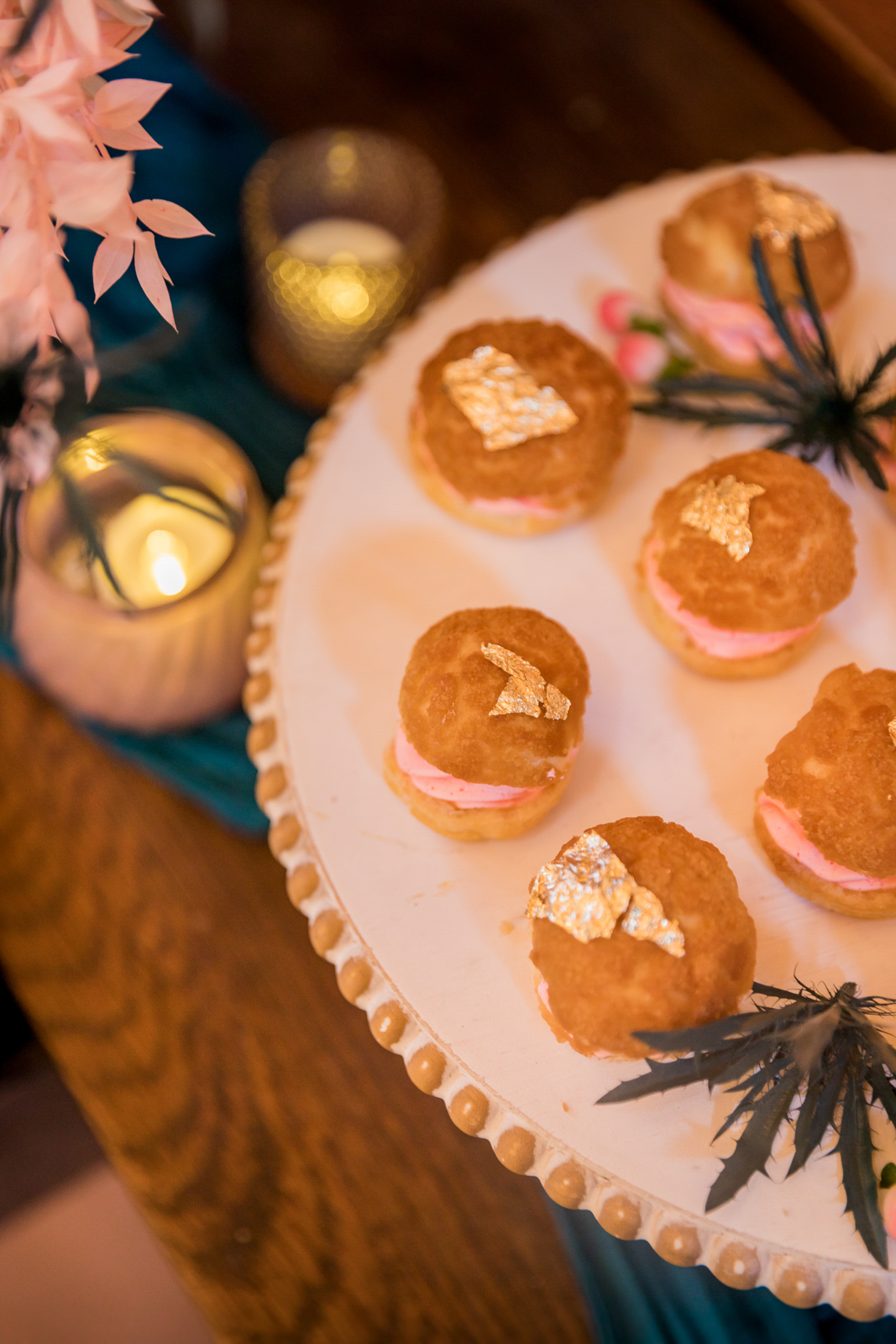 Elegant Wedding Cream Puffs