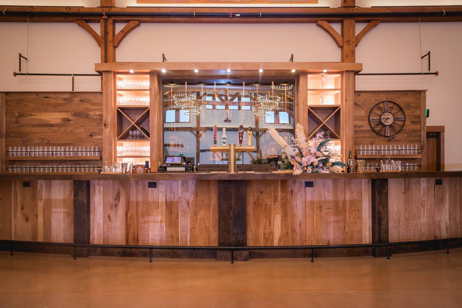 Rustic Modern Barnwood Bar