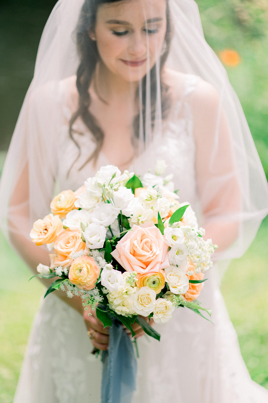 Soft Pastel Wedding Bouquet
