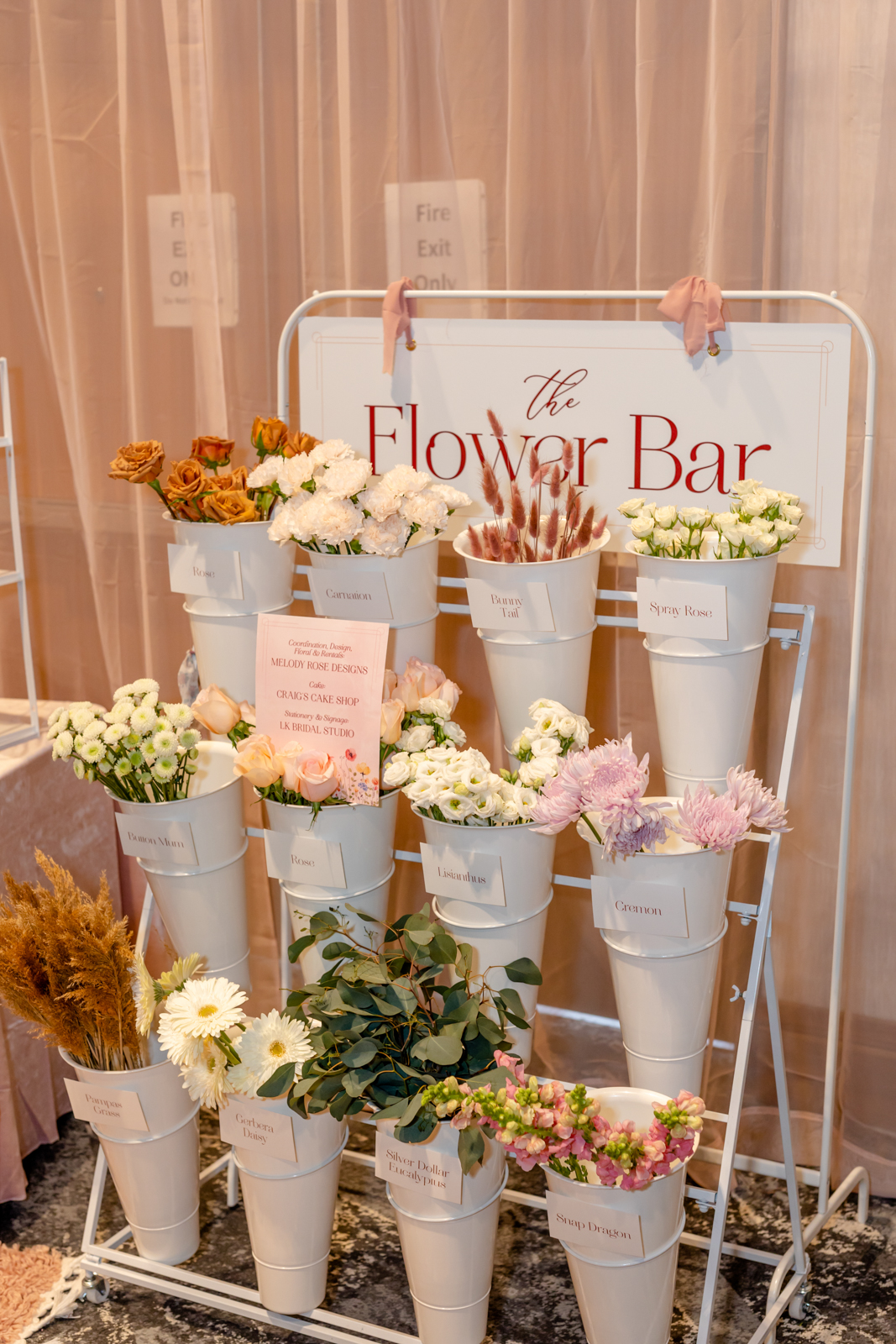 Flower Bar Bridal Shower