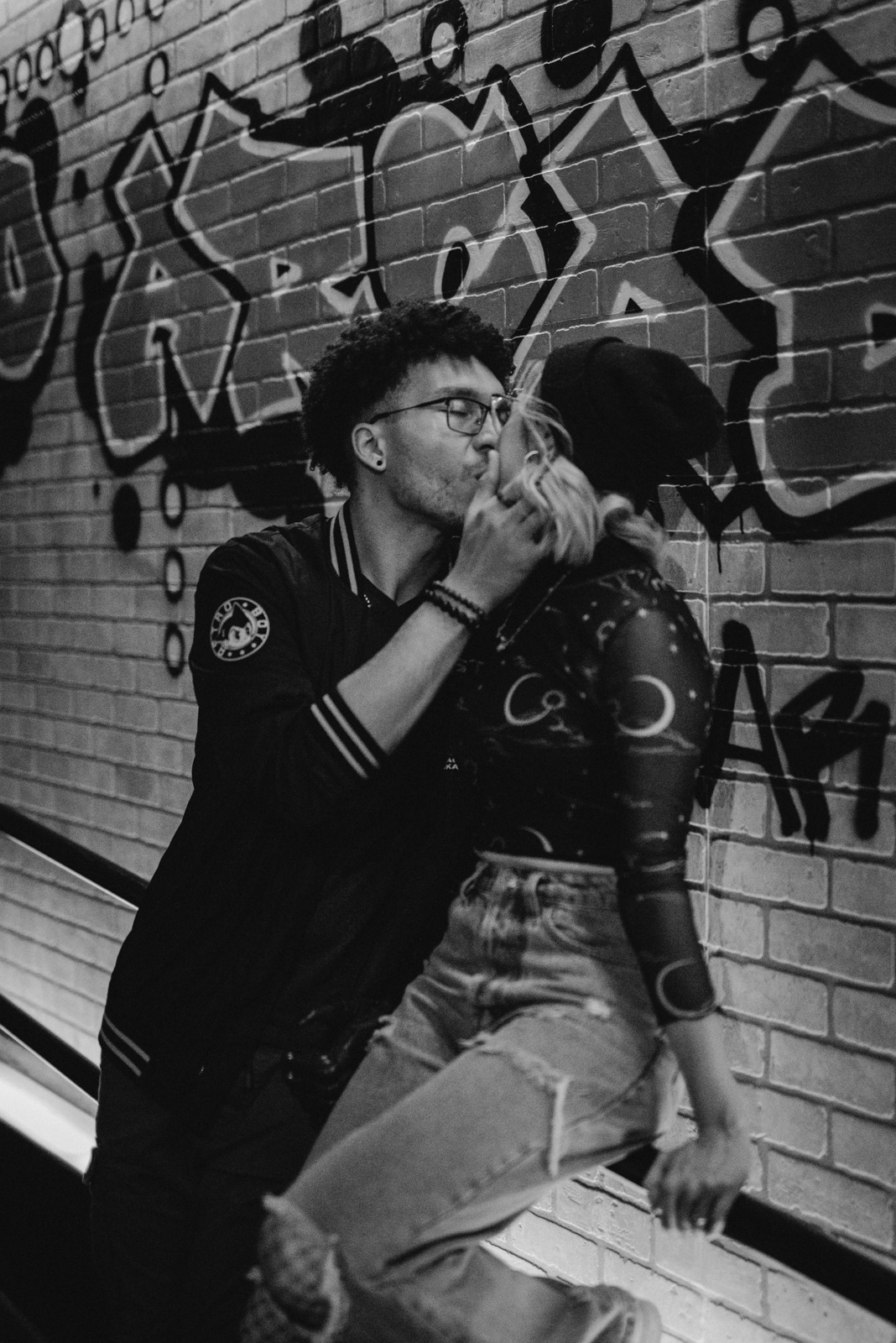 Cool Edgy Engagement Photo