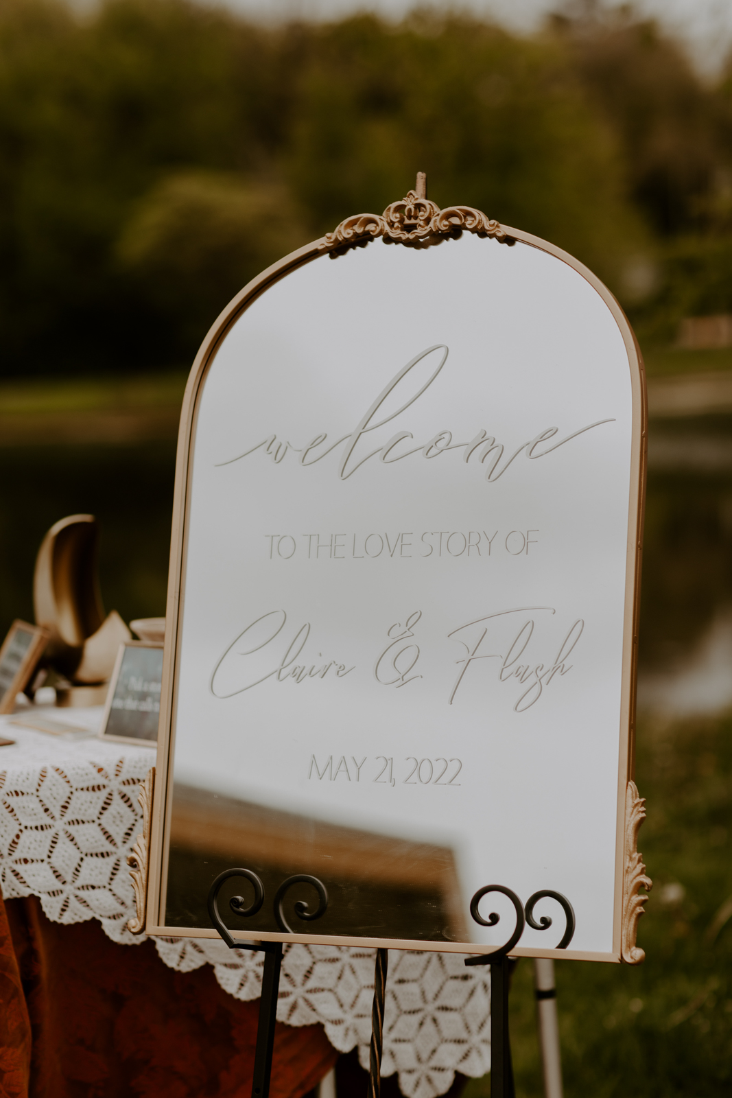 Elegant Welcome Sign