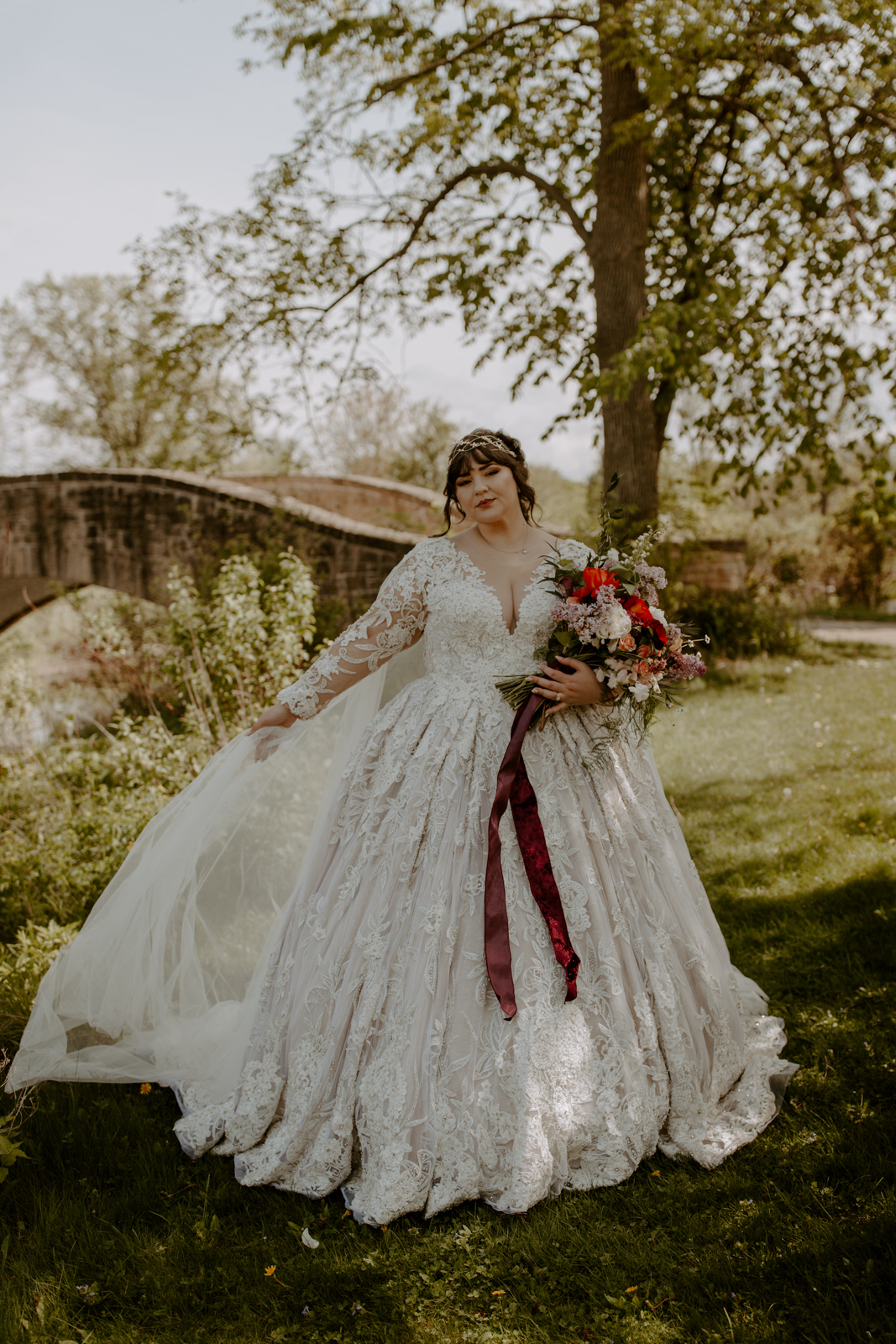 Celestial Whimsical Wedding Gown