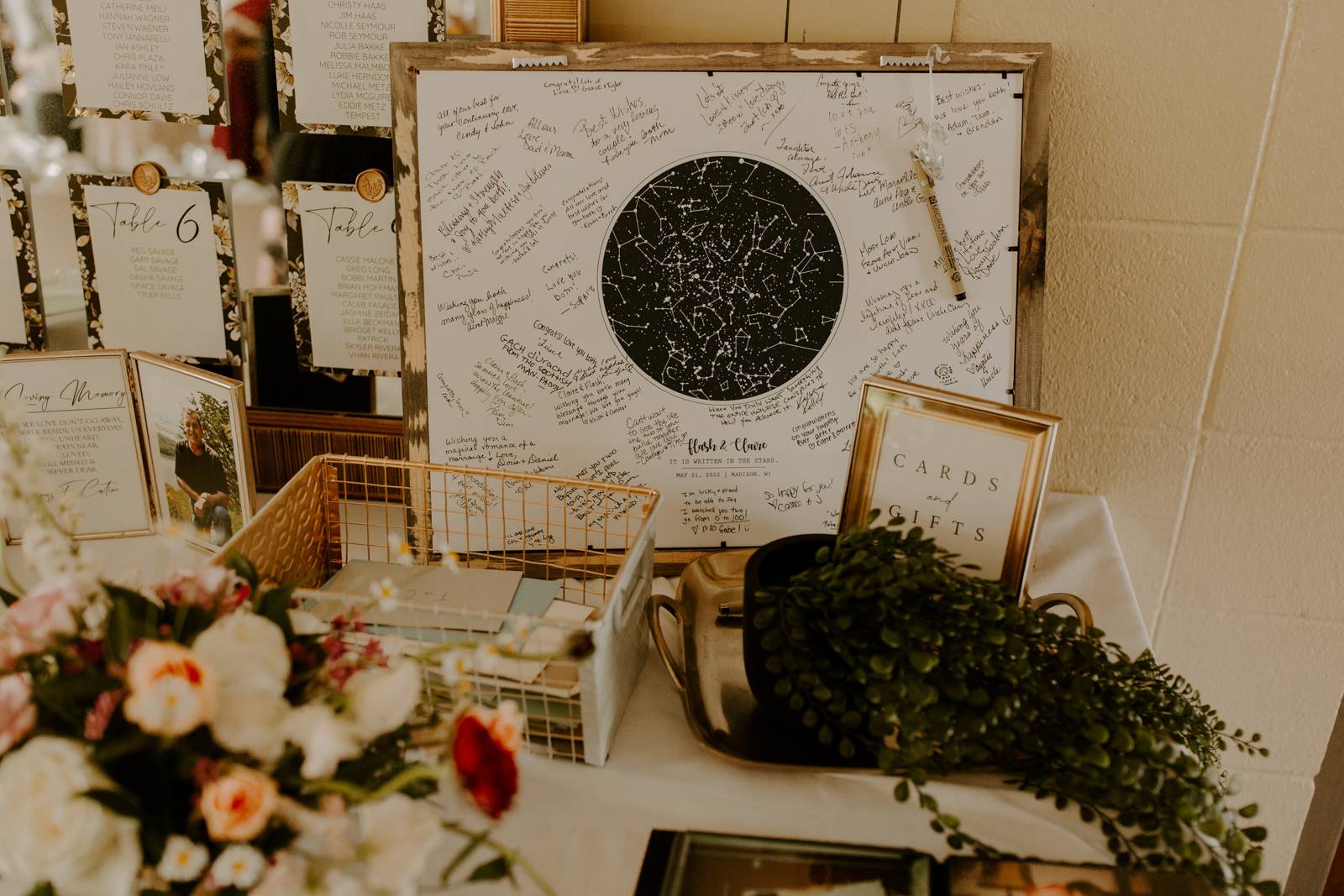 Modern Celestial Guest Book