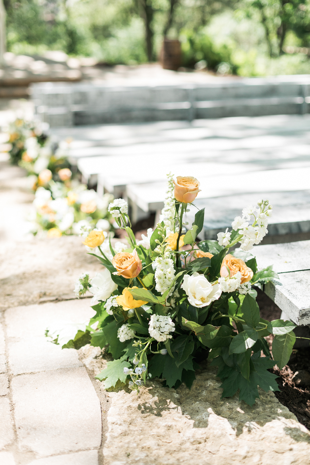 Elegant Modern Aisle Floral