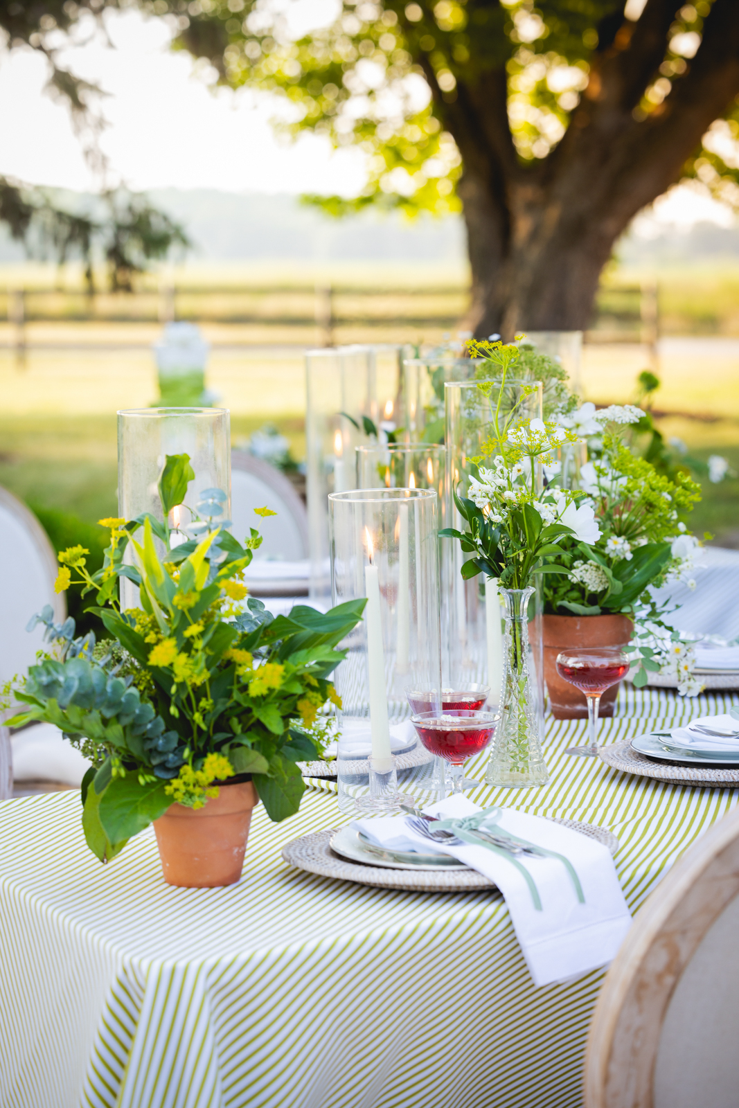 Garden Chic Floral Centerpiece