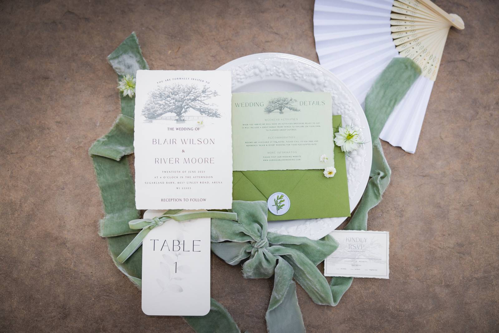 Modern Timeless Wedding Stationery