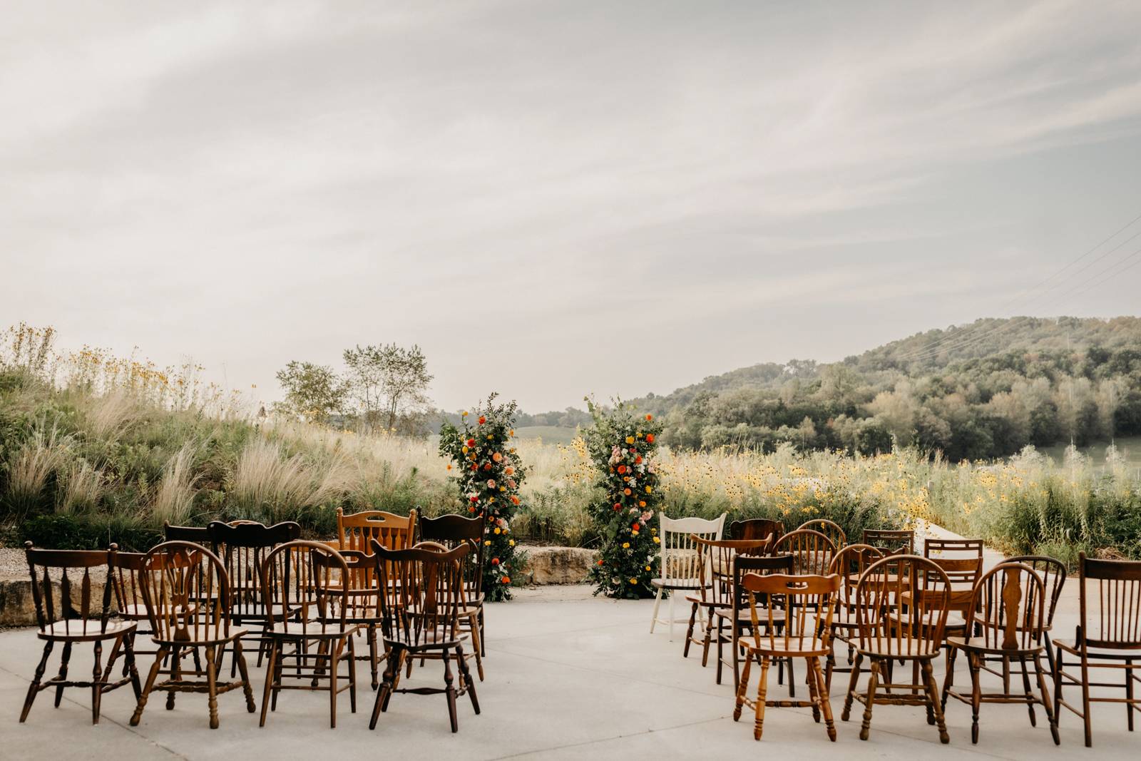 Rustic Vintage Wedding Ceremony