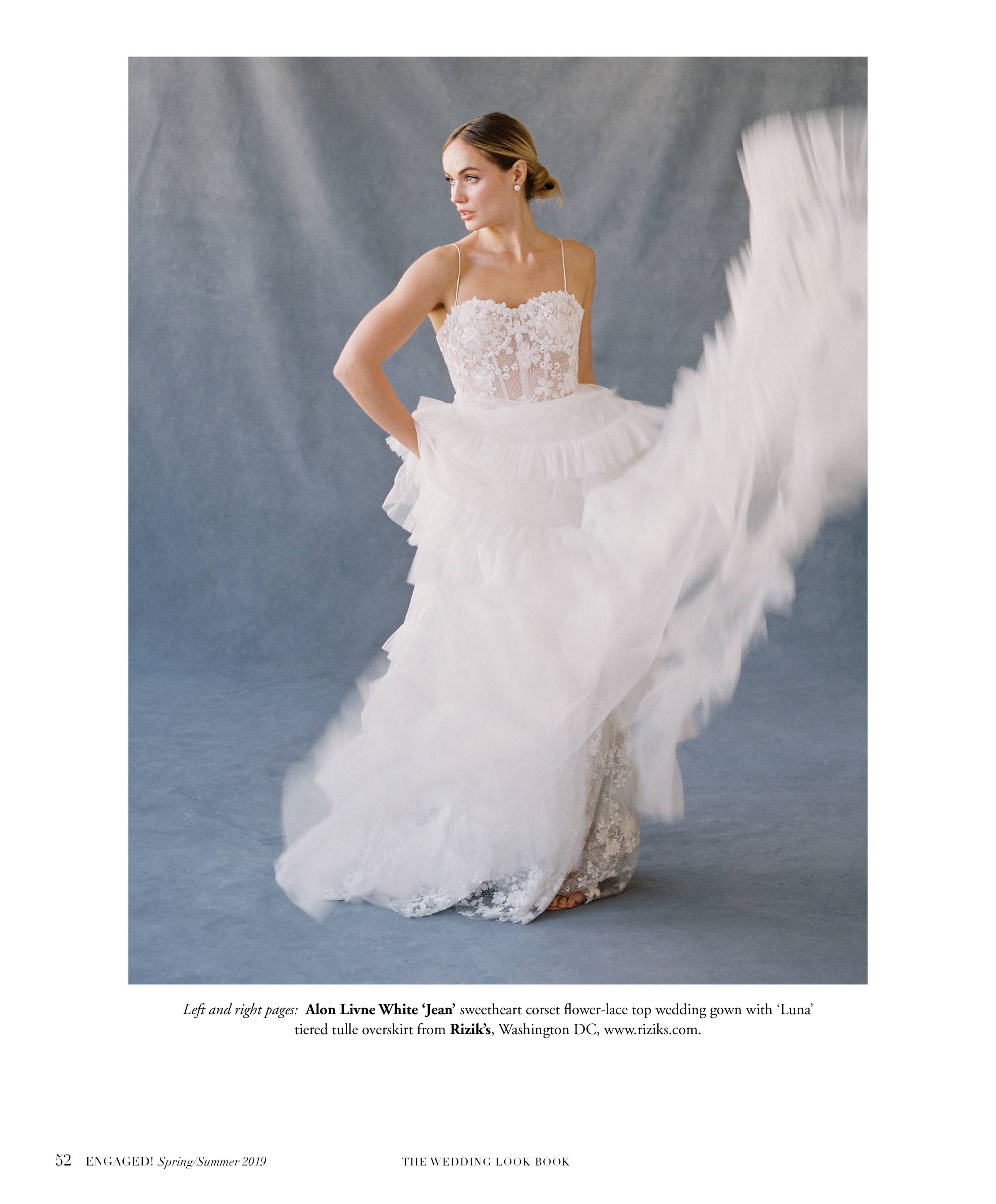 Alon Livne White wedding gown from Riziks