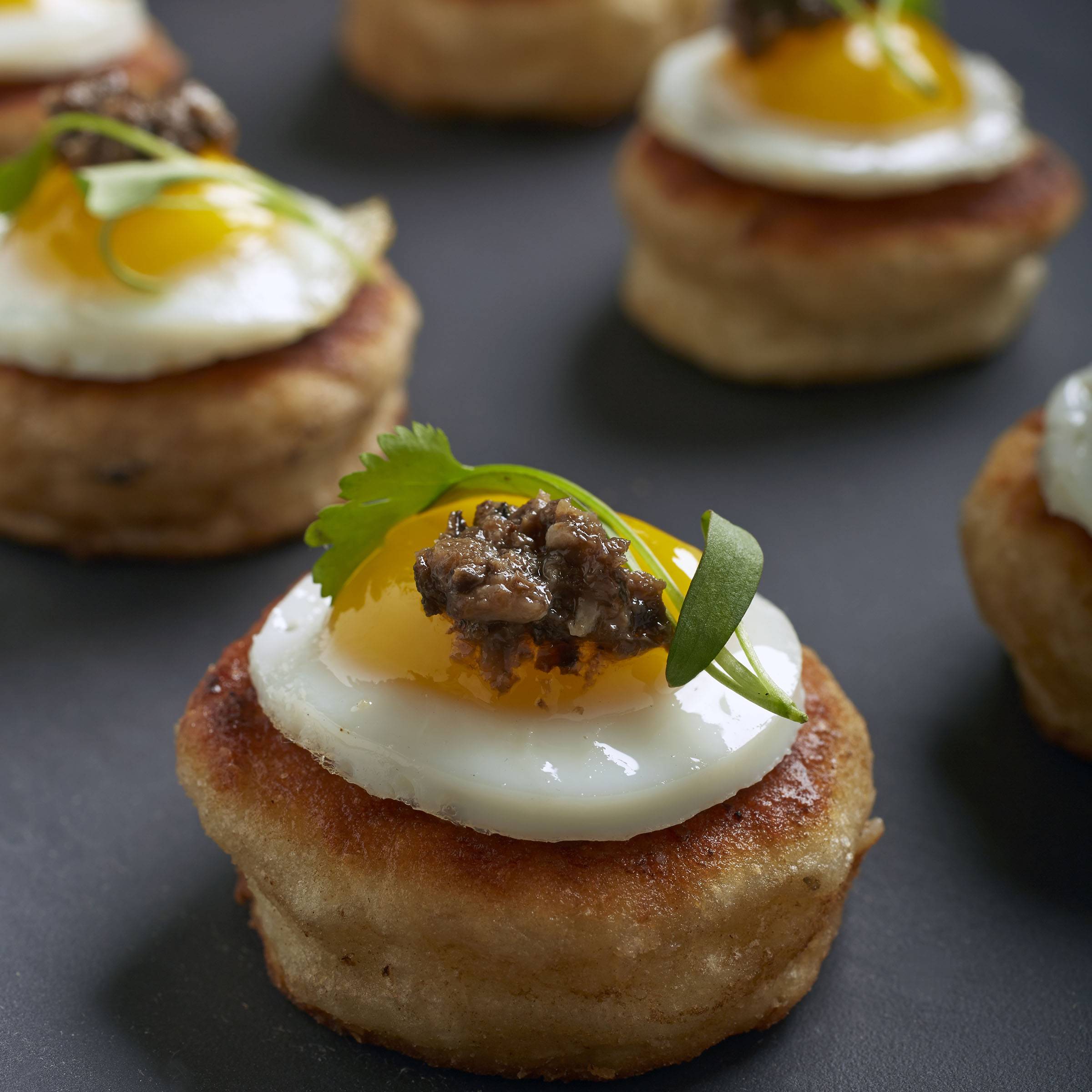 49 Squared Catering quail egg muffin