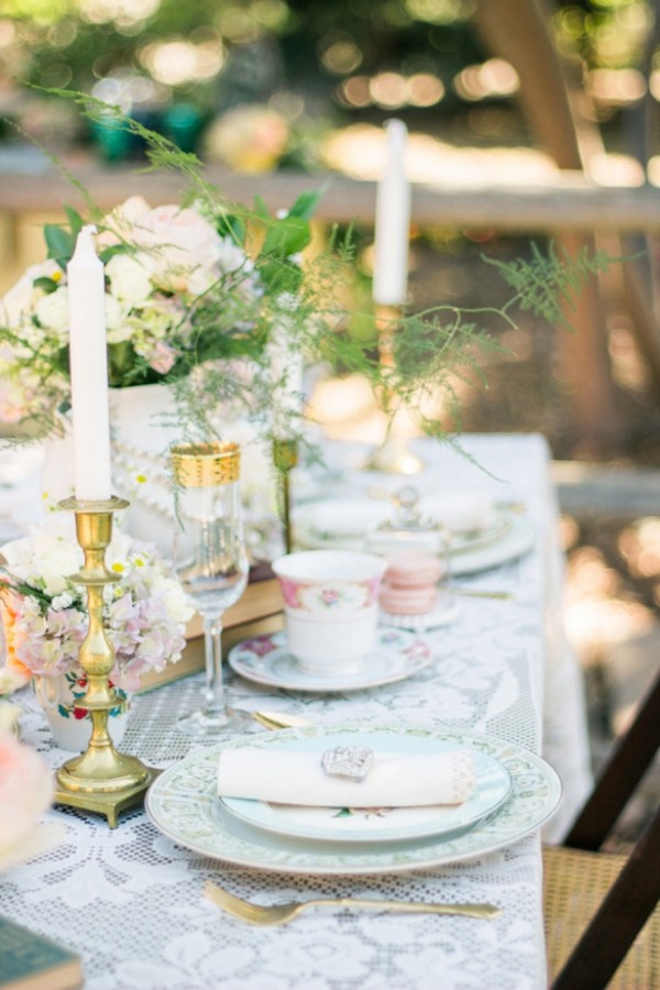 Vintage Tea Party Bridal Shower | Colorado