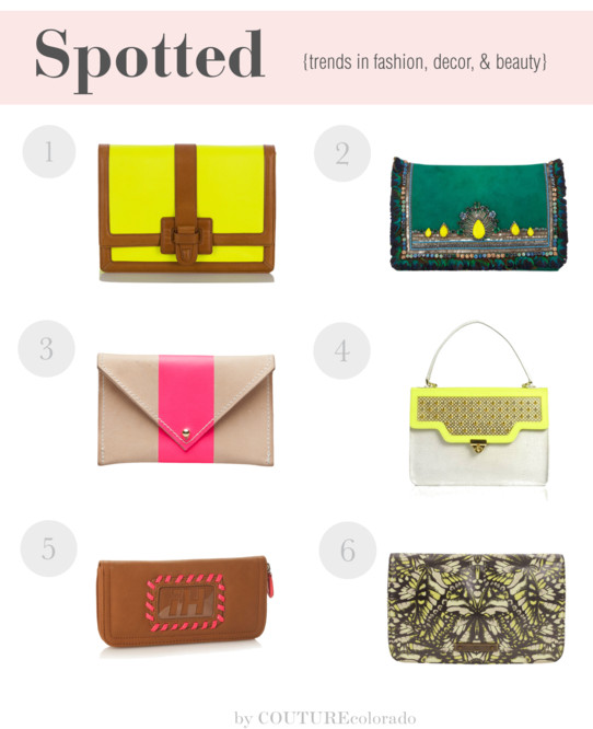 Spotted: The Neon Clutch