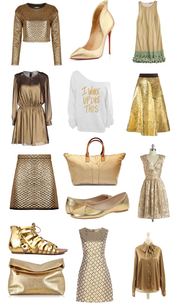 gold in fashion