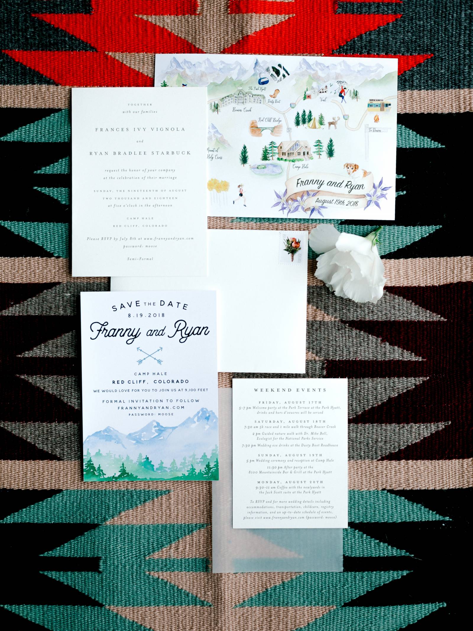 Mountain Wedding Invitations