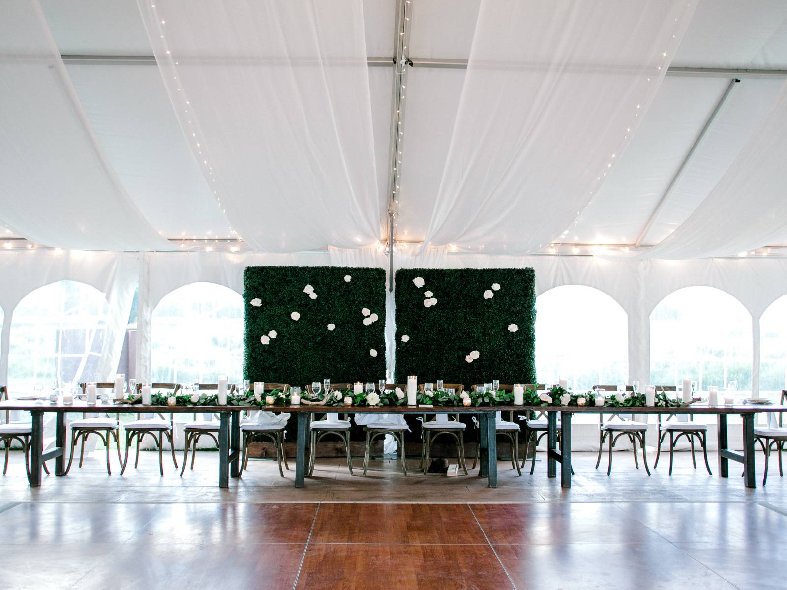 Tented Wedding Reception