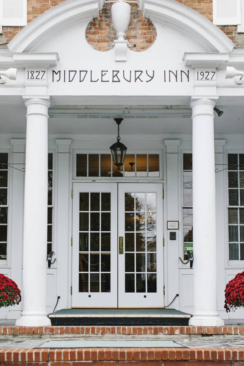Middlebury Inn Entrance