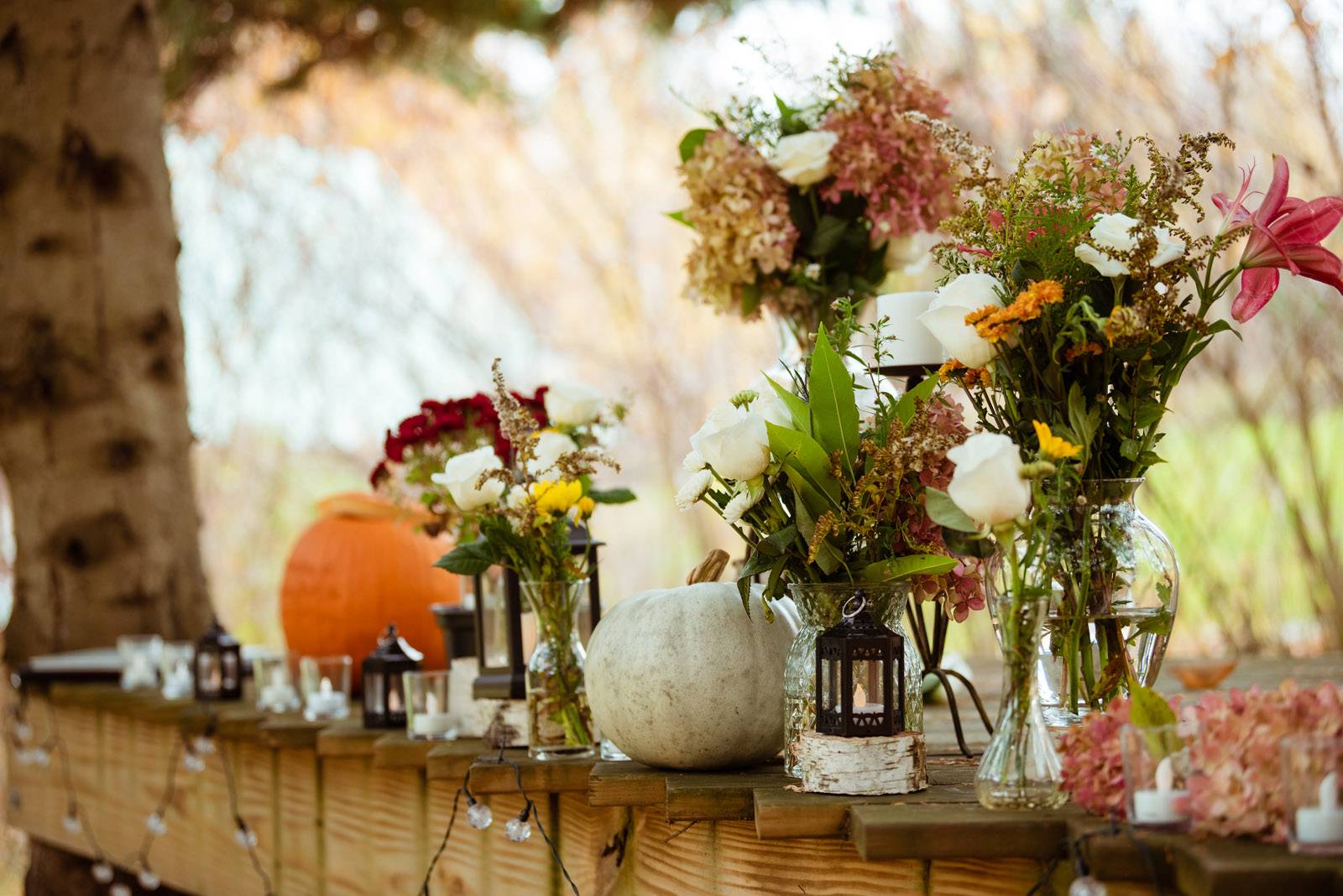Fall Outdoor Wedding Decor