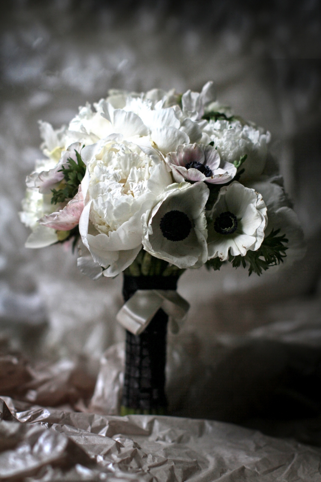 Chanel Inspired Wedding Bouquets