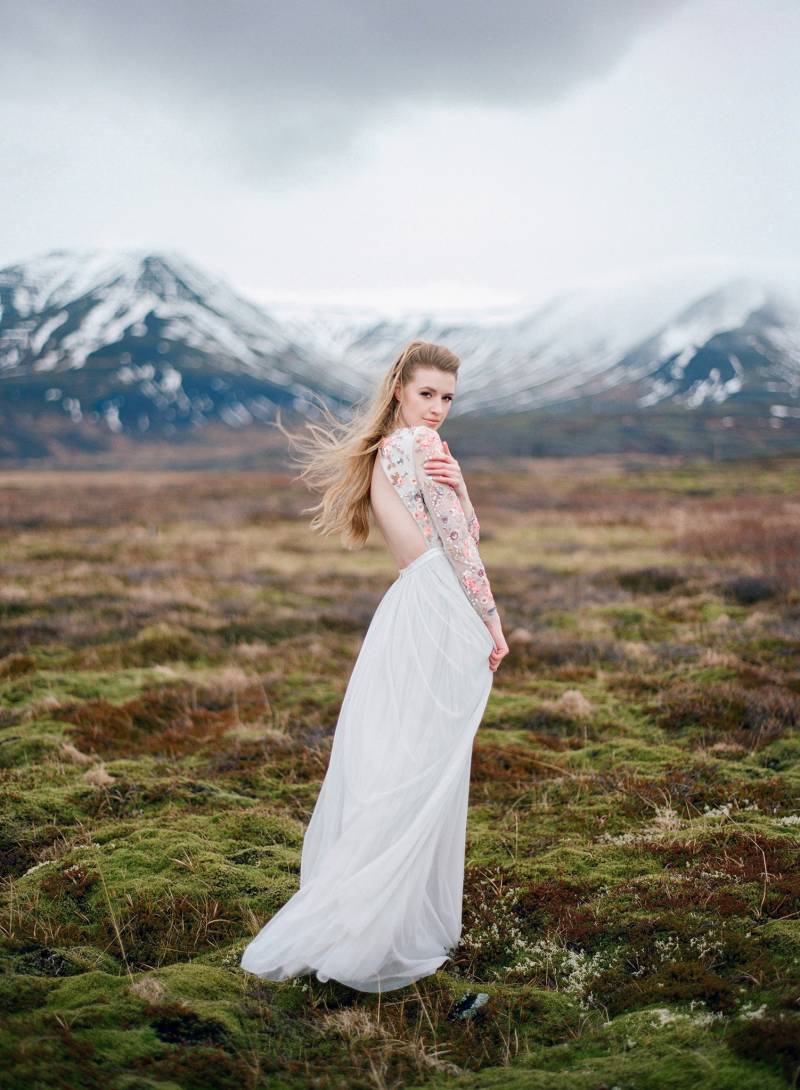 Wild Mountainous Icelandic Bridal Inspiration | Iceland Bridal Inspiration