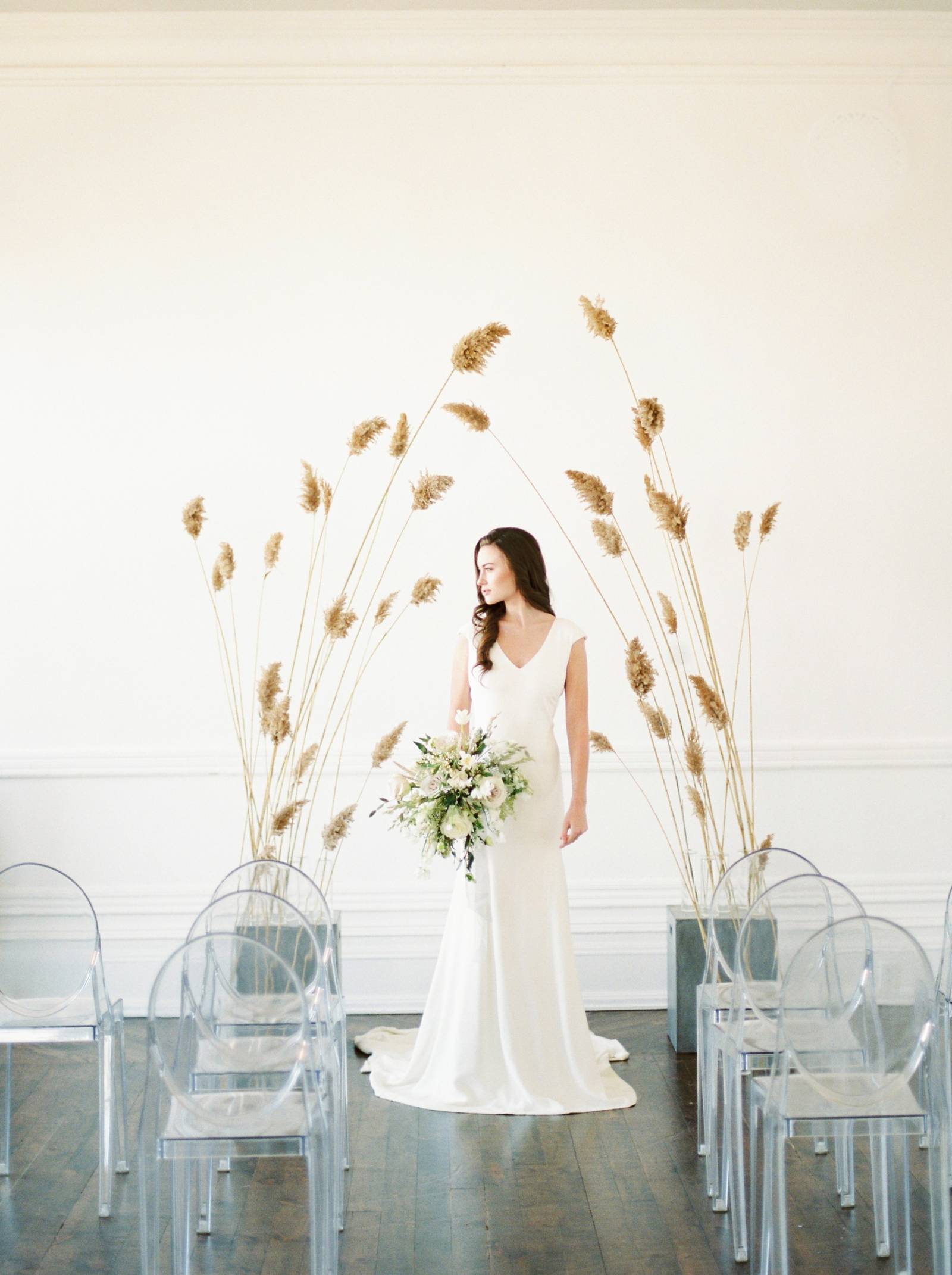 Elegant and minimalist wedding style Toronto Wedding Inspiration