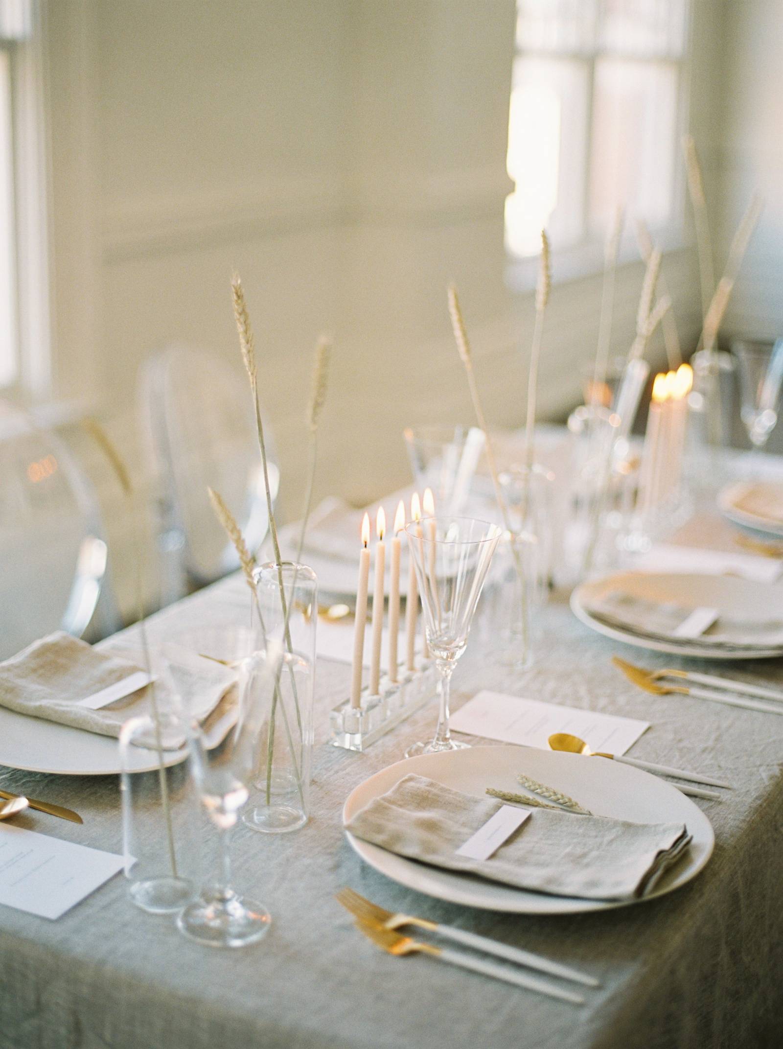 Elegant and minimalist wedding style Toronto Wedding Inspiration