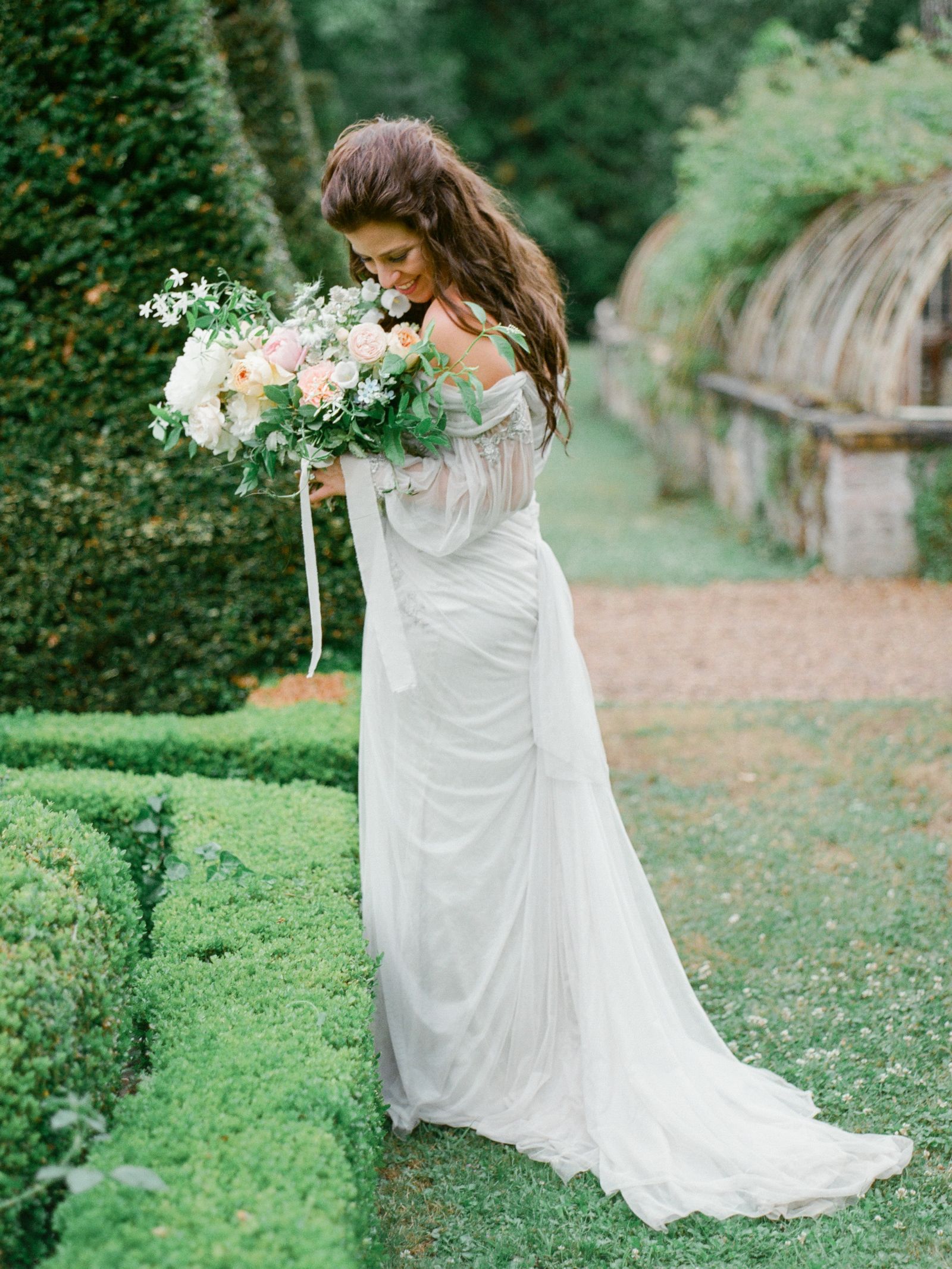 Charming organic inspired wedding at a French Château | France Real ...