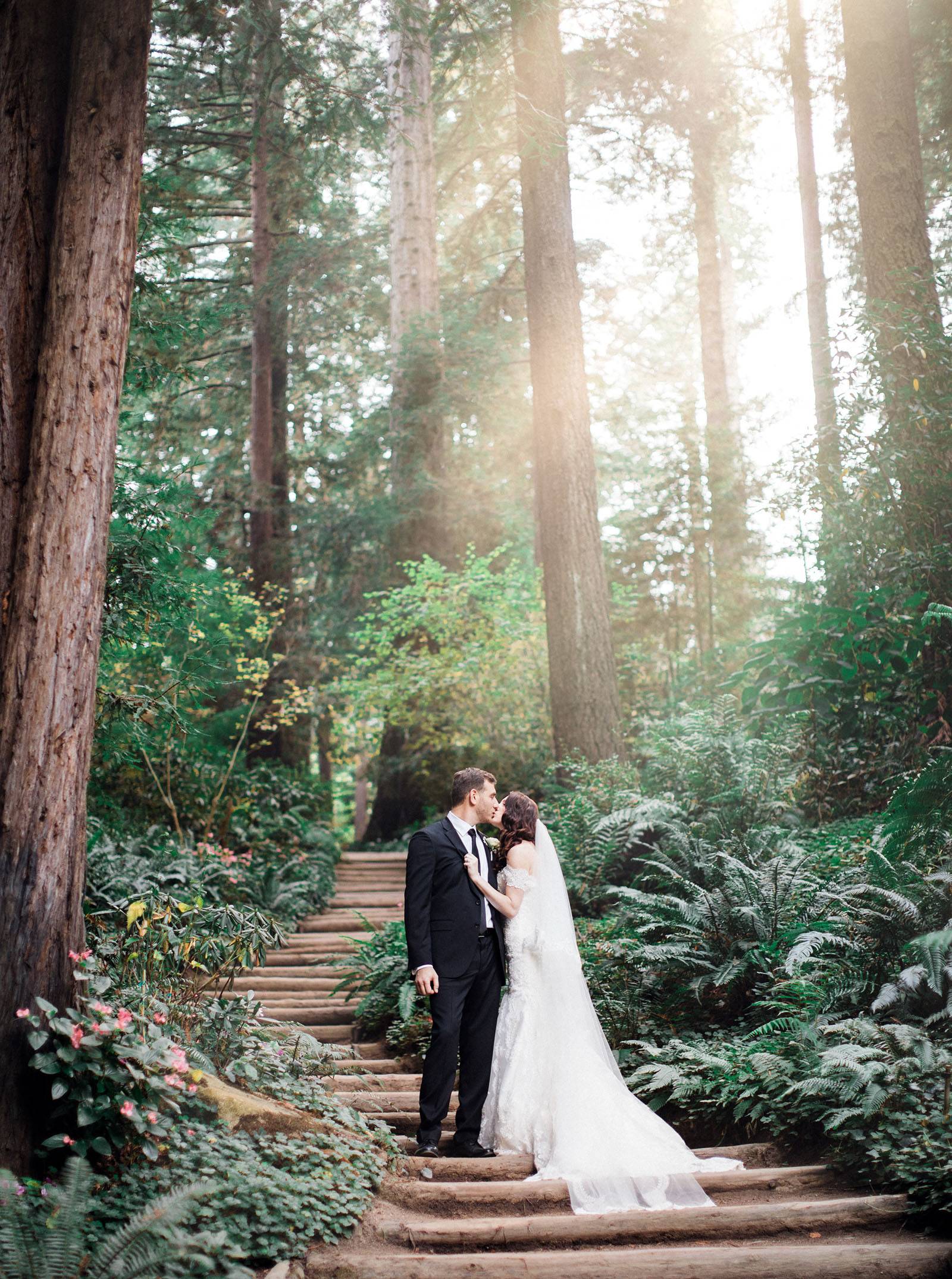 Timeless & Elegant wedding in the lush California Redwood Forests ...
