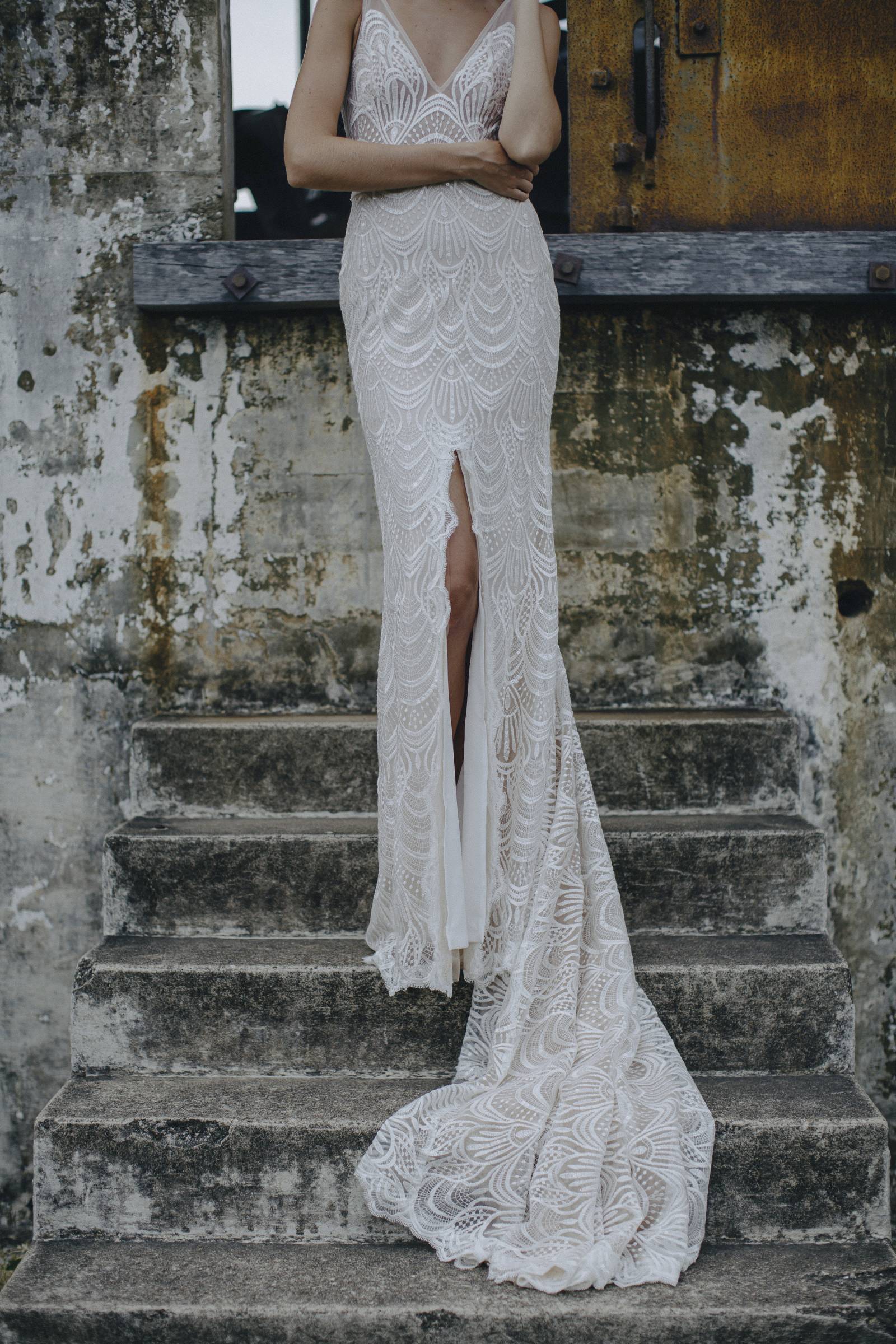 Simple Elegant Lace Wedding Dresses 2024 | www.favors.com