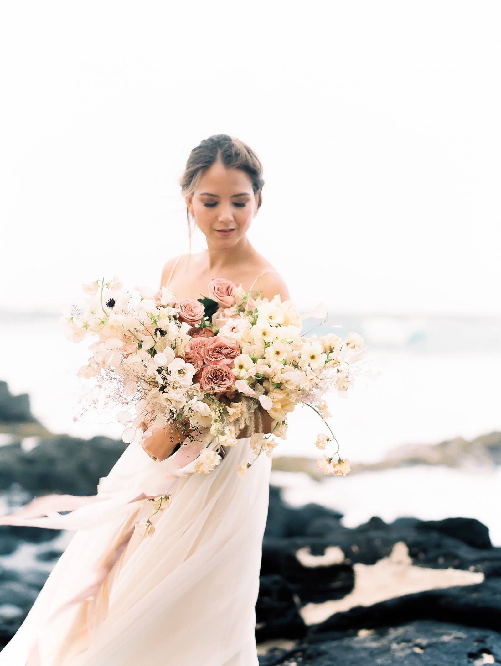 Moody and Ethereal Hawaii Bridal Inspiration | Hawaii Wedding Inspiration