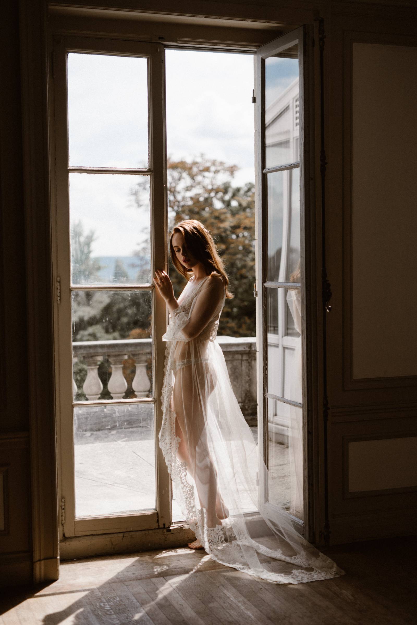 Moody And Thoughtful Bridal Boudoir Shoot New York Boudoir