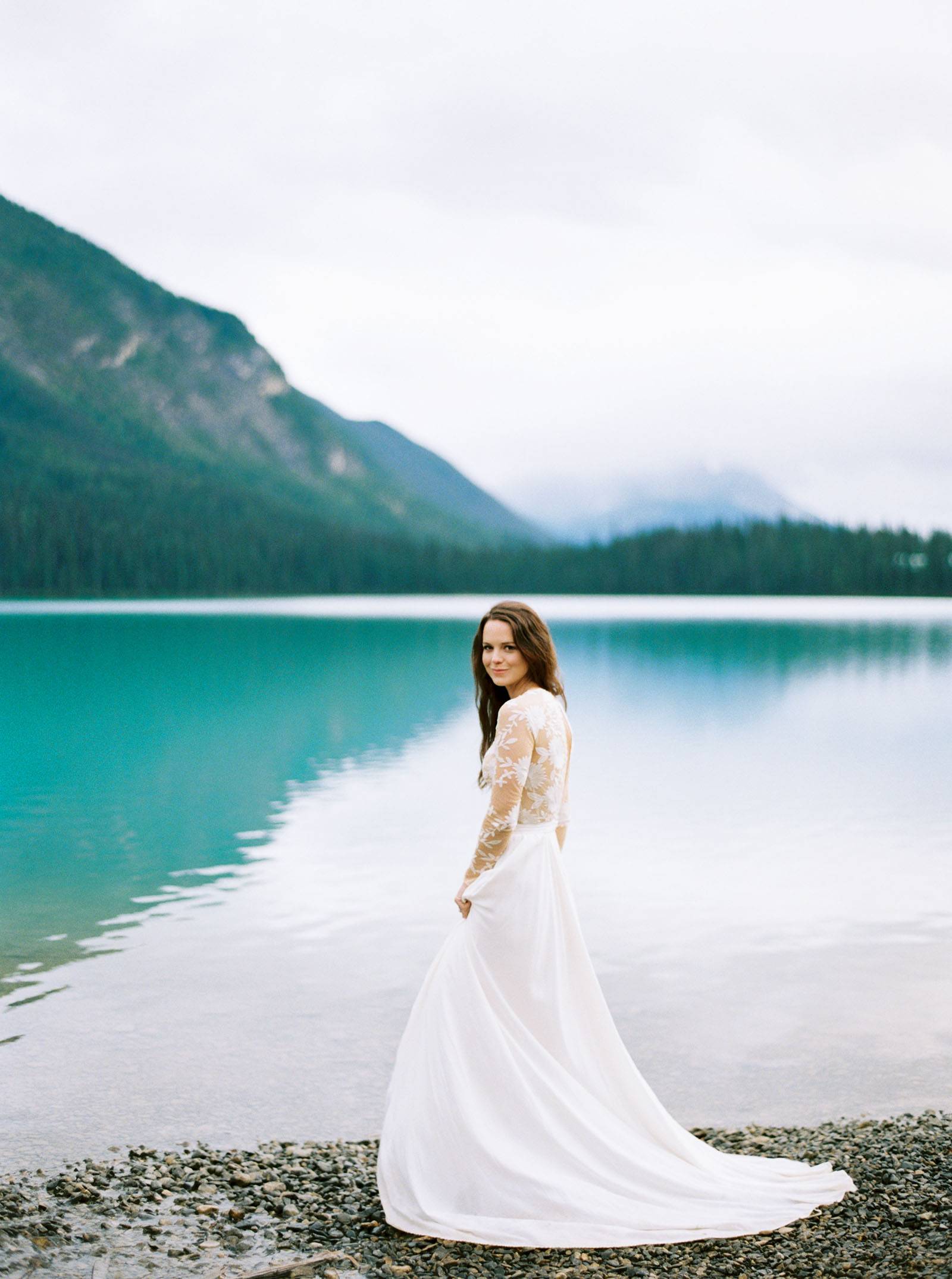 Intimate wedding in the Canadian Rockies inspired by nature | Banff ...