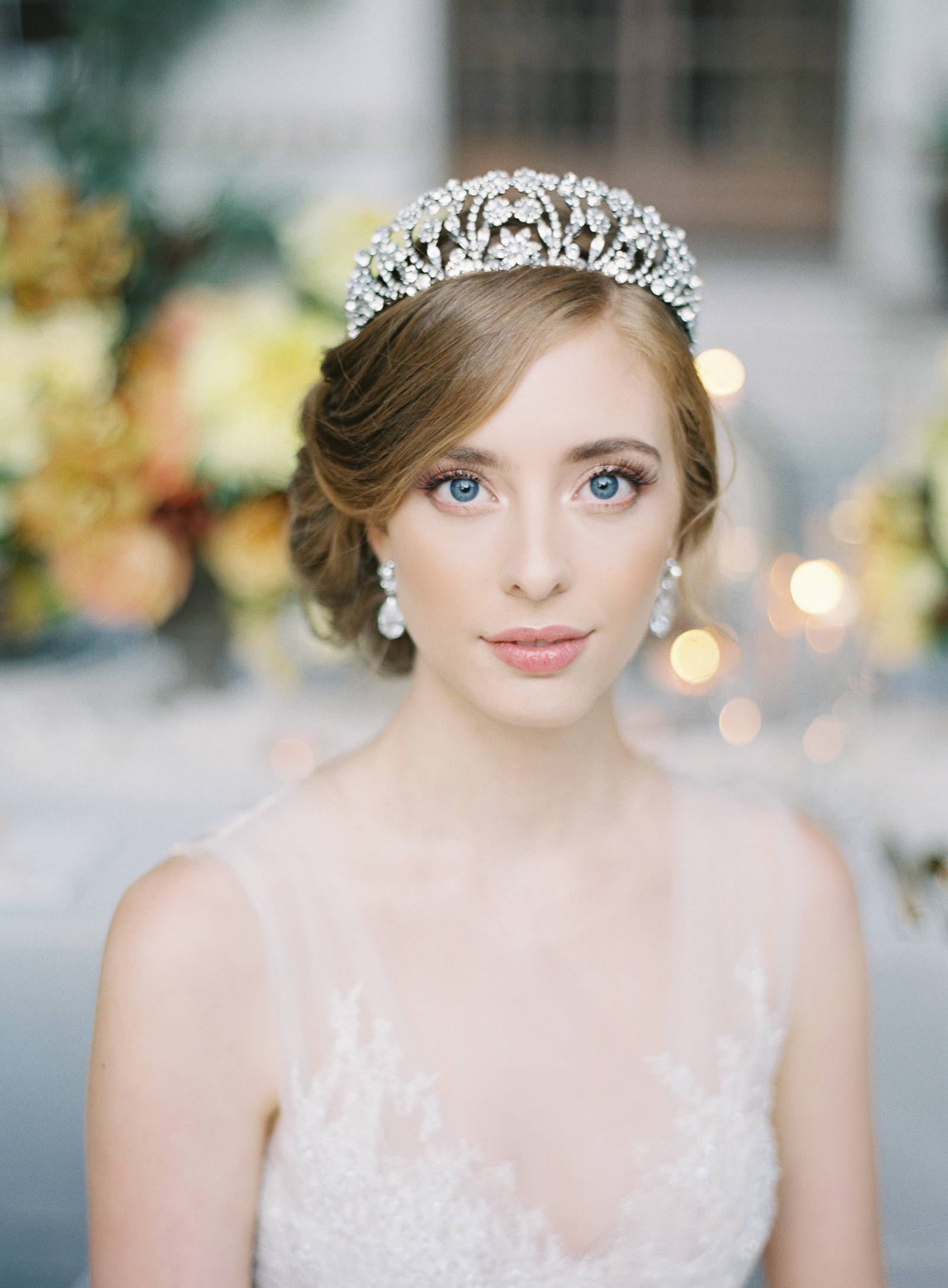 Regal beauty in buttery yellows and copper Los Angeles Wedding