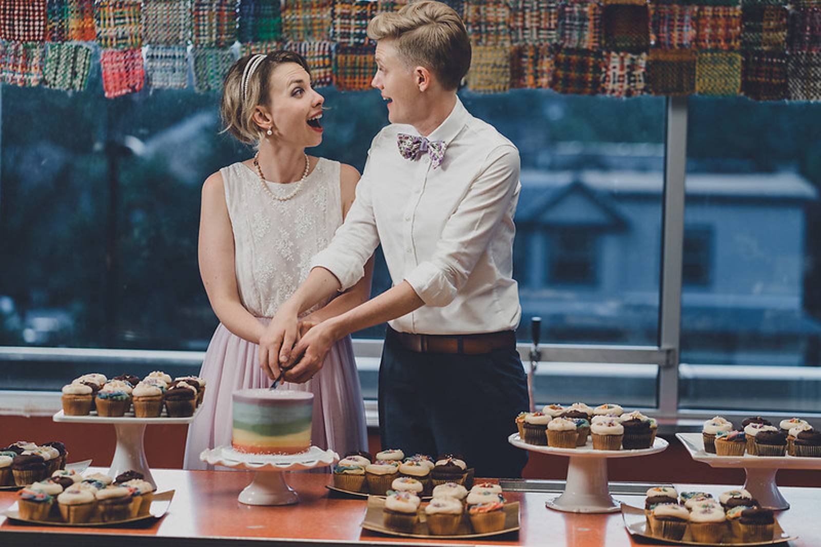 couple with dessert