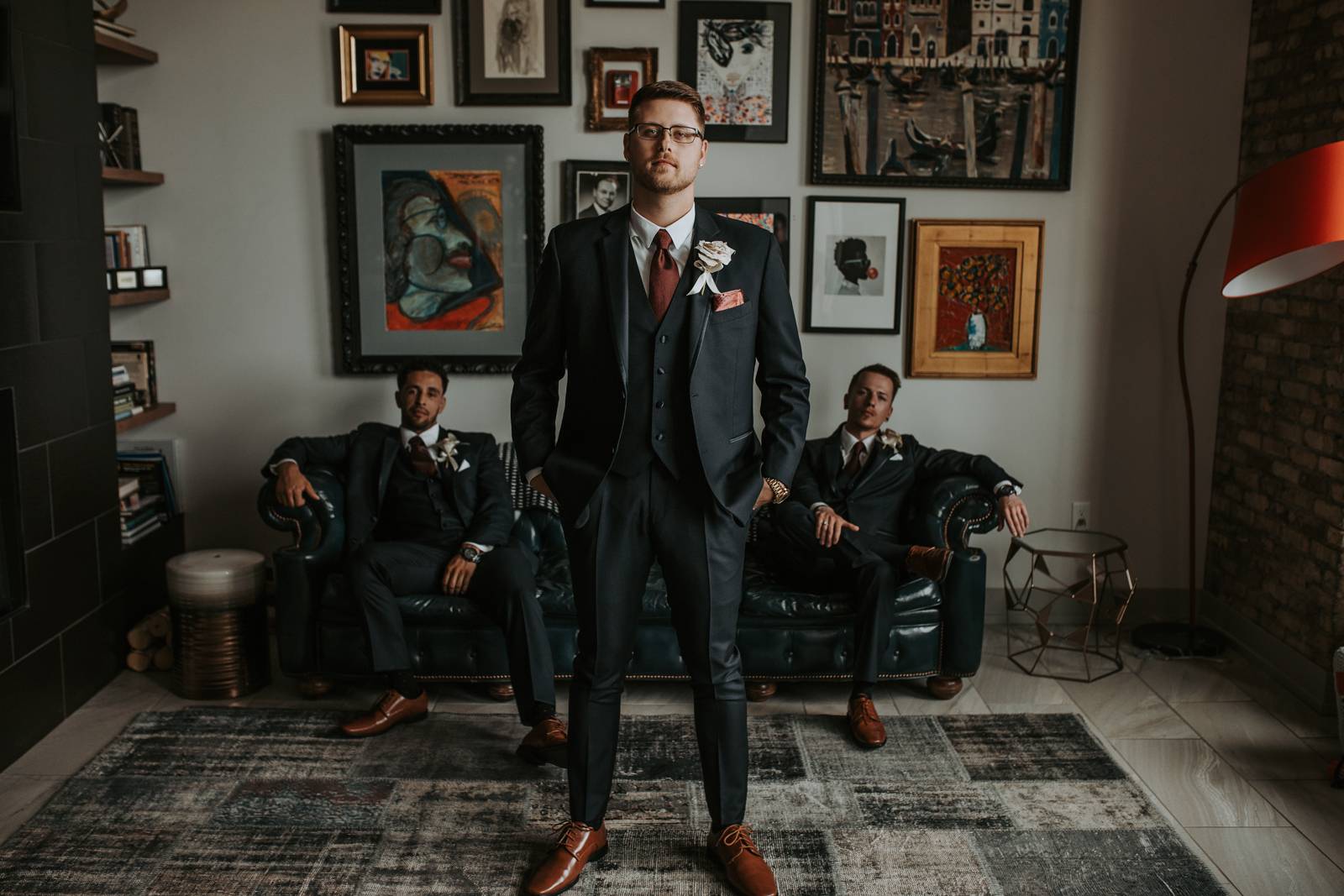 groom and groomsmen