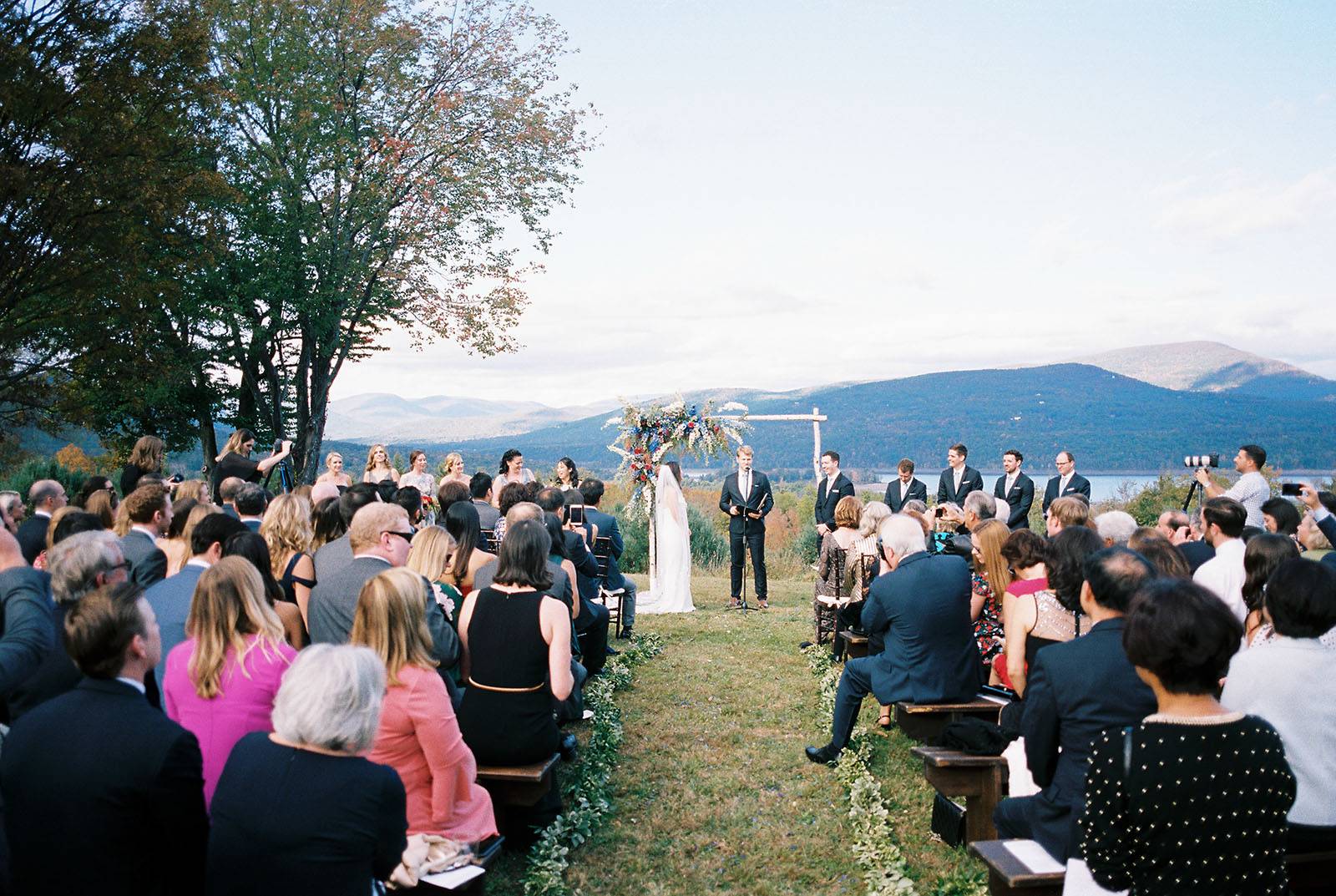 The sweetest Fall wedding in the Catskill Mountains | New York Real ...
