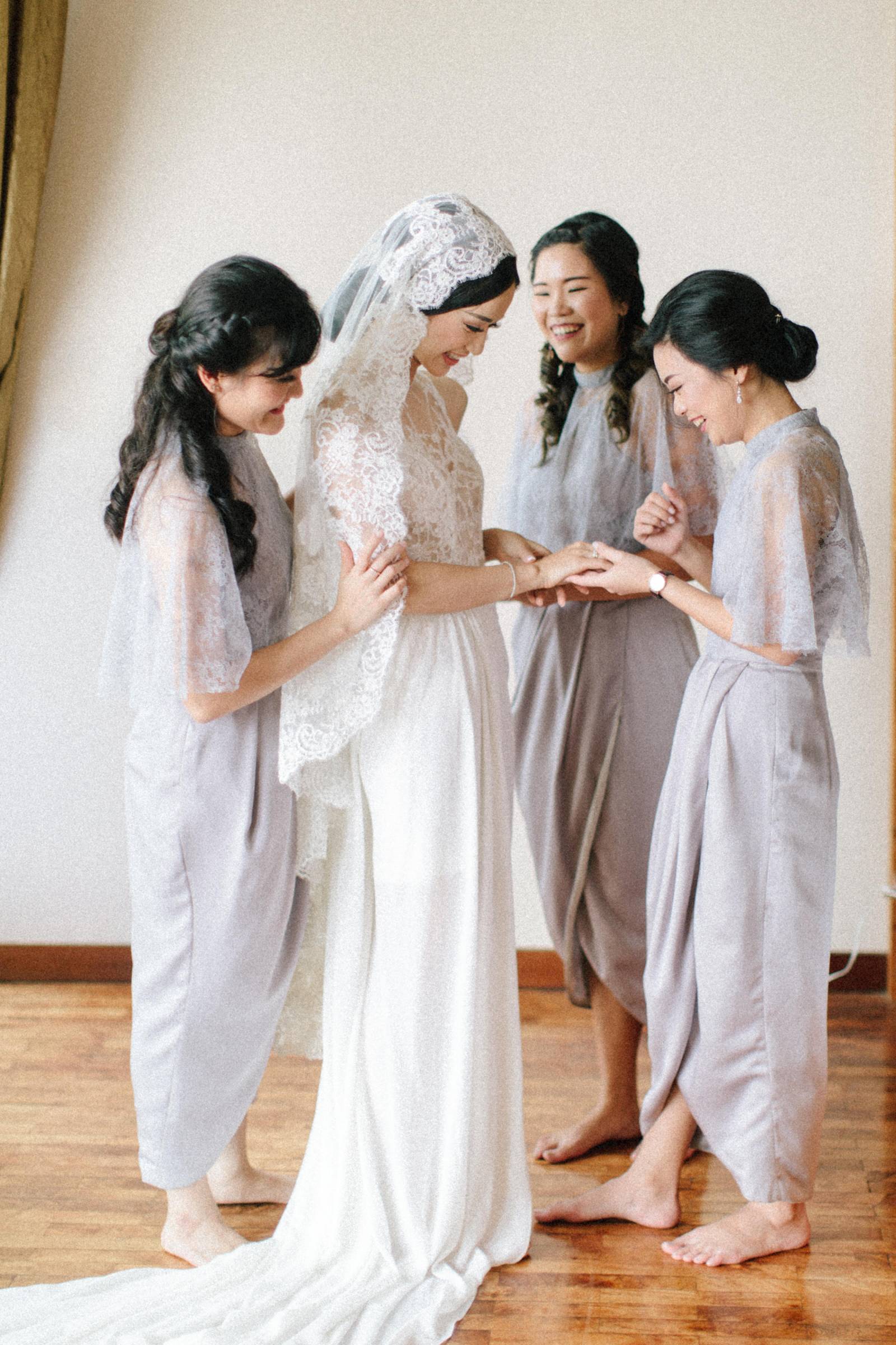 Small intimate Bali Wedding on a rainy day Bali Real Weddings