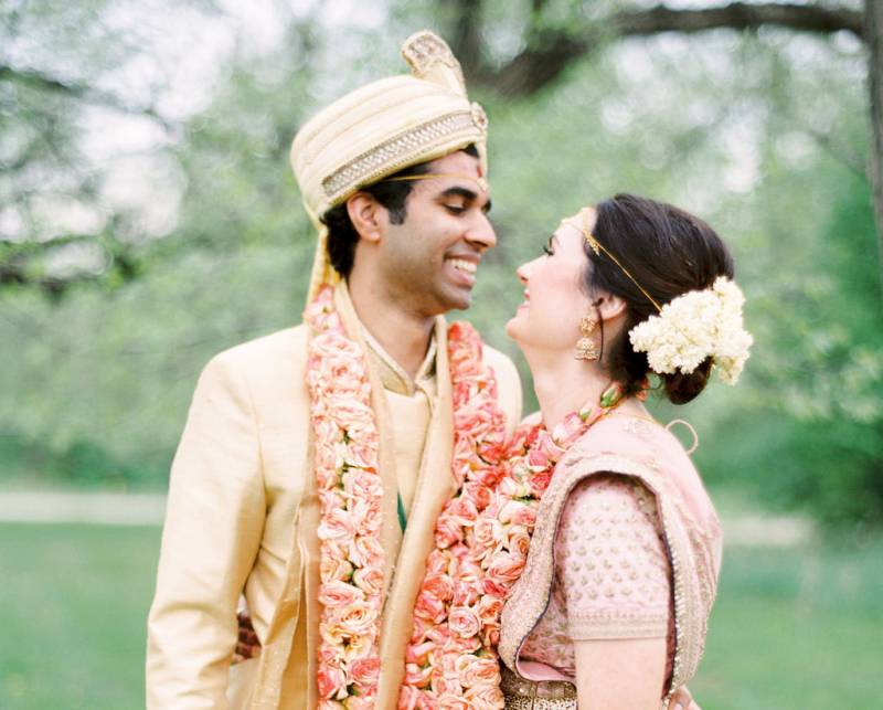 The most beautiful Hindu Ceremony in soft buttery pastels | Cincinatti ...