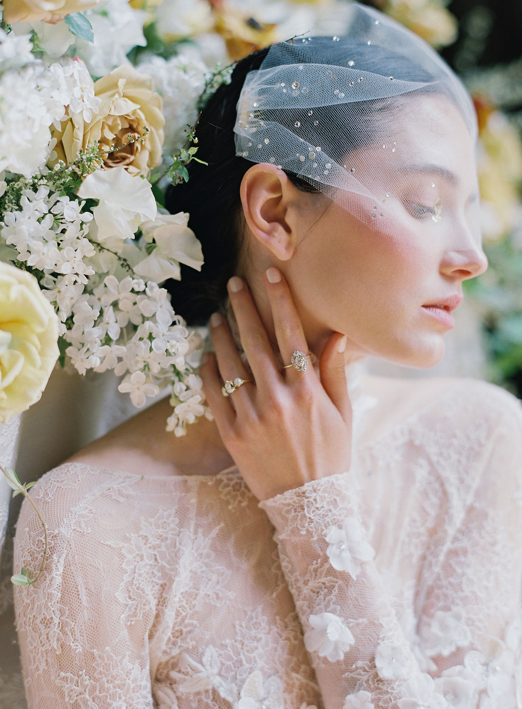 Moody Secret Garden bridal shoot, Dark wedding ideas