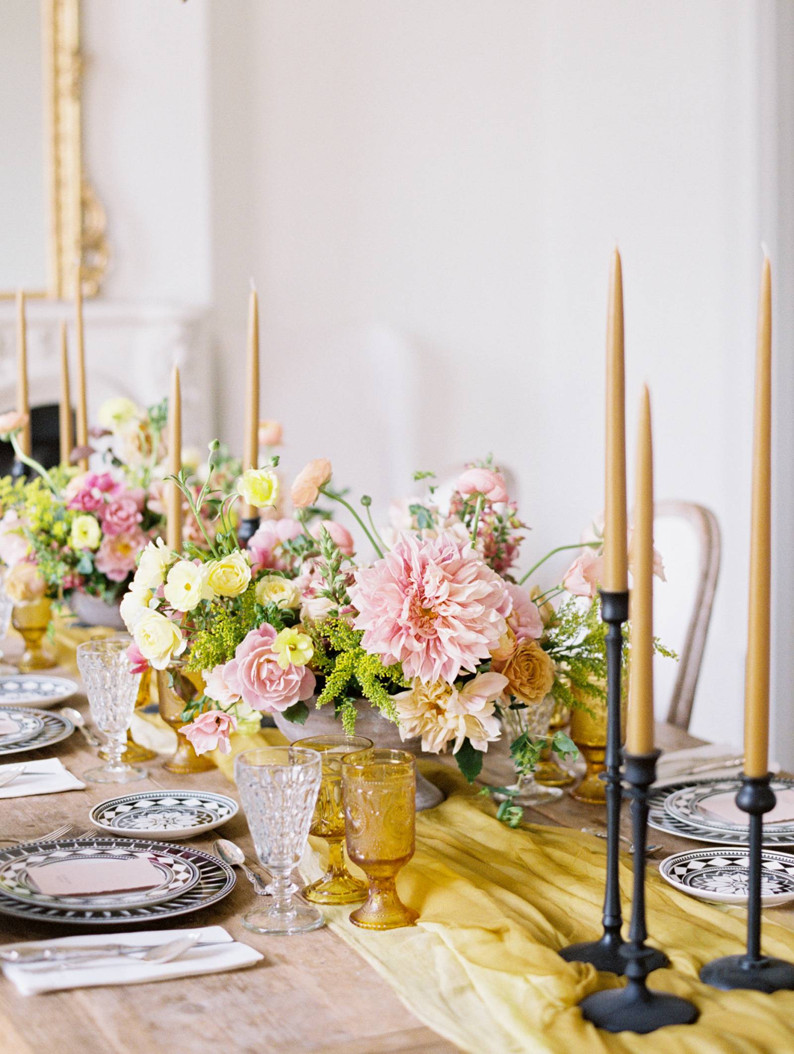 Whimsy meets stylish elegance in this Chateau Wedding inspiration ...