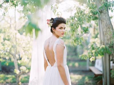 Romantic Wedding Ideas In A Pear Orchard